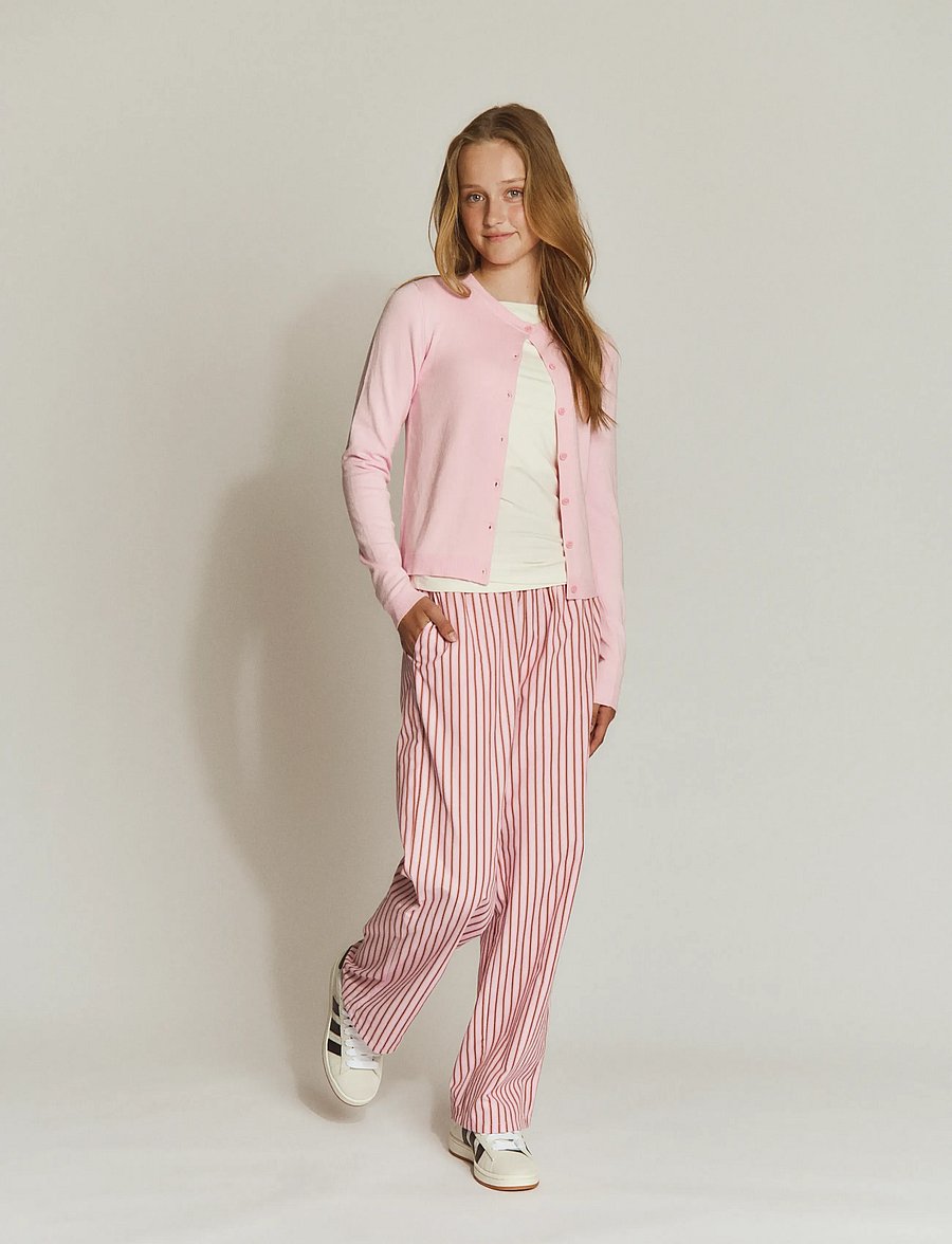 Rosemunde Kids - RKUlla MW Trousers - byxor - pink stripe - 3