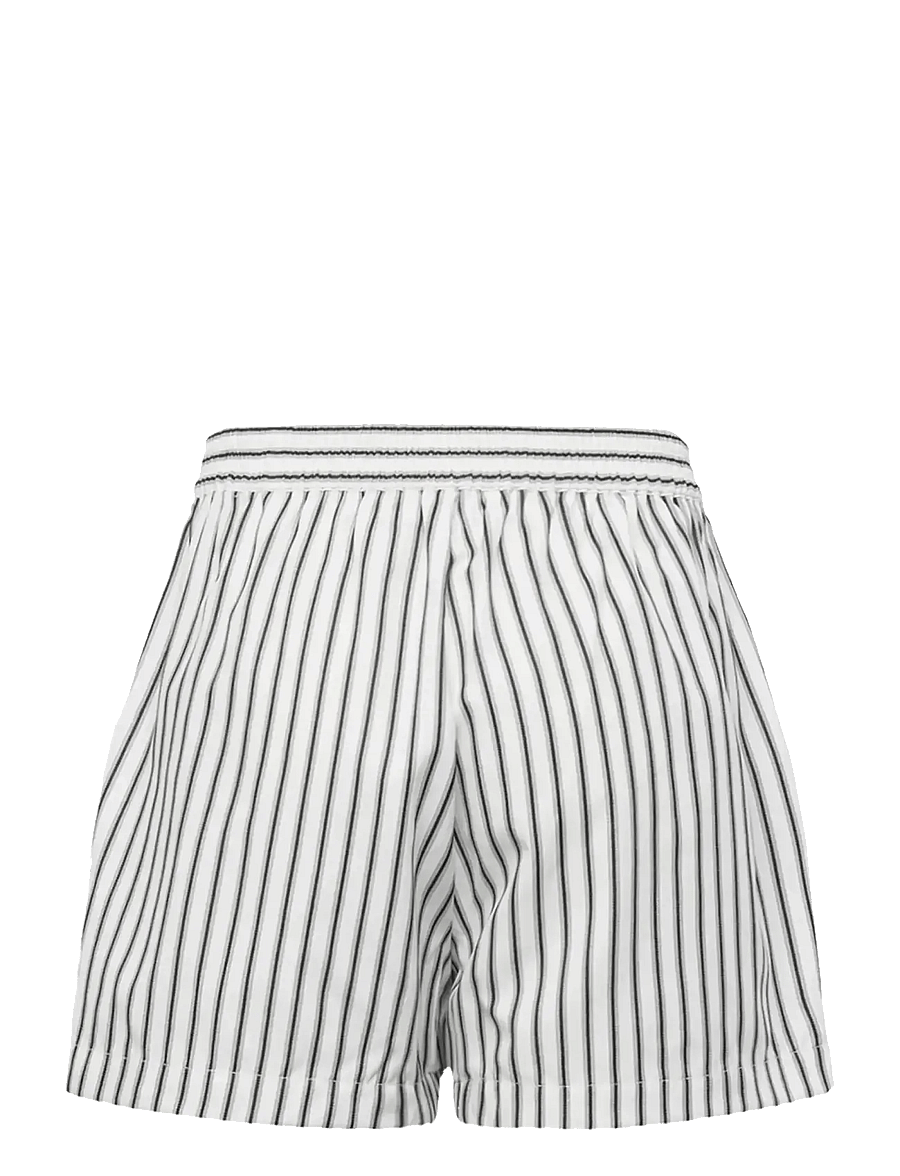 Rosemunde Kids - RKUlla MW Shorts - casual shorts - black white stripe - 1