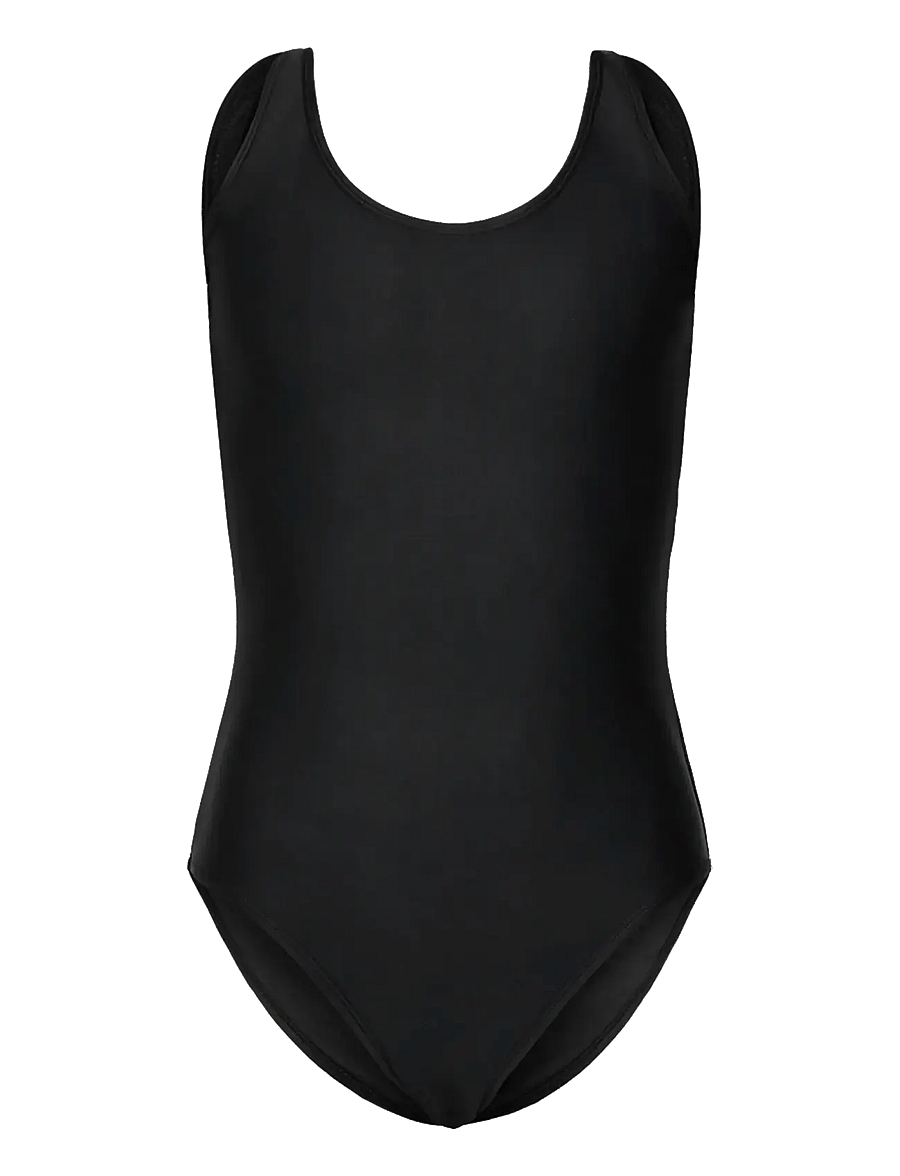 Rosemunde Kids - RKShiitake Low Back Swimsuit - badeanzüge - black - 0