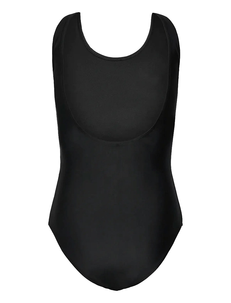 Rosemunde Kids - RKShiitake Low Back Swimsuit - badeanzüge - black - 1