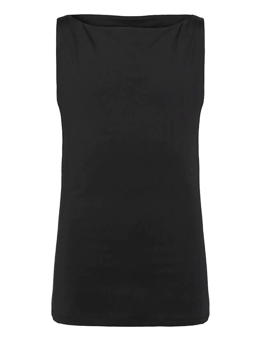Rosemunde Kids - RKBillie SL Boatneck Top - maikad - black - 0