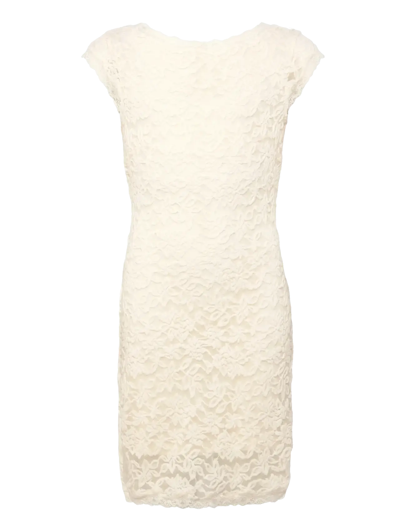 Rosemunde Kids RKDelicia Lace Capsleeve Short Dres - Clothing - IVORY / cream