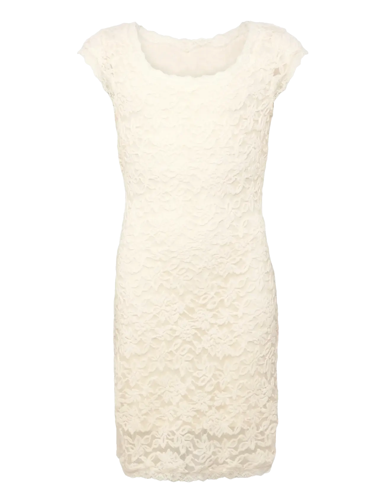 Rosemunde Kids RKDelicia Lace Capsleeve Short Dres - Rosemunde - IVORY / cream