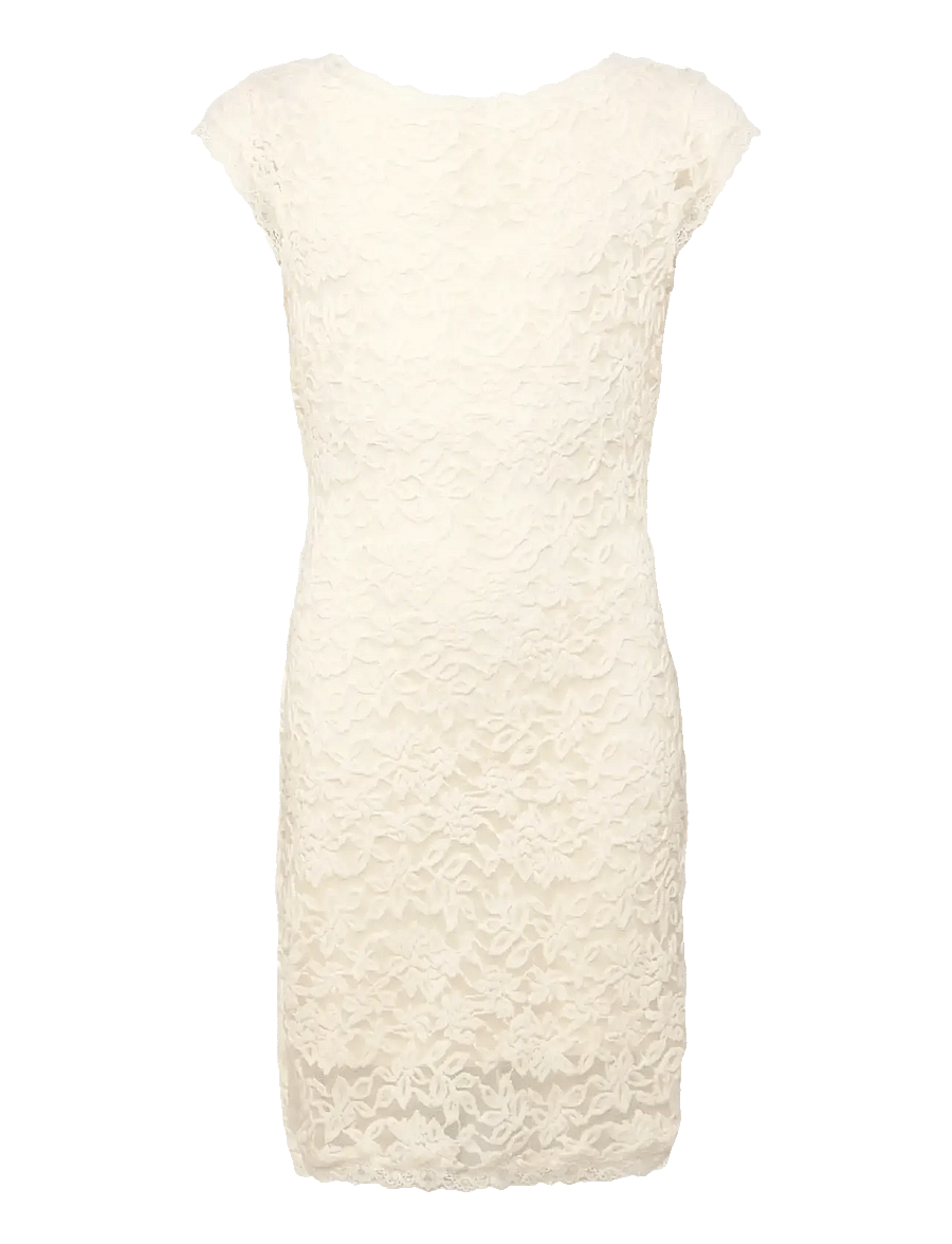 Rosemunde Kids - RKDelicia Lace Capsleeve Short Dres - sukienki eleganckie - ivory - 1