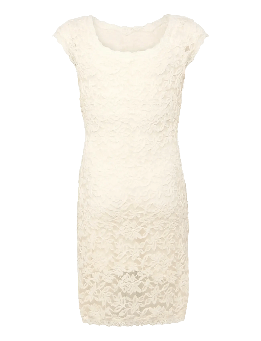 Rosemunde Kids - RKDelicia Lace Capsleeve Short Dres - sukienki eleganckie - ivory - 2