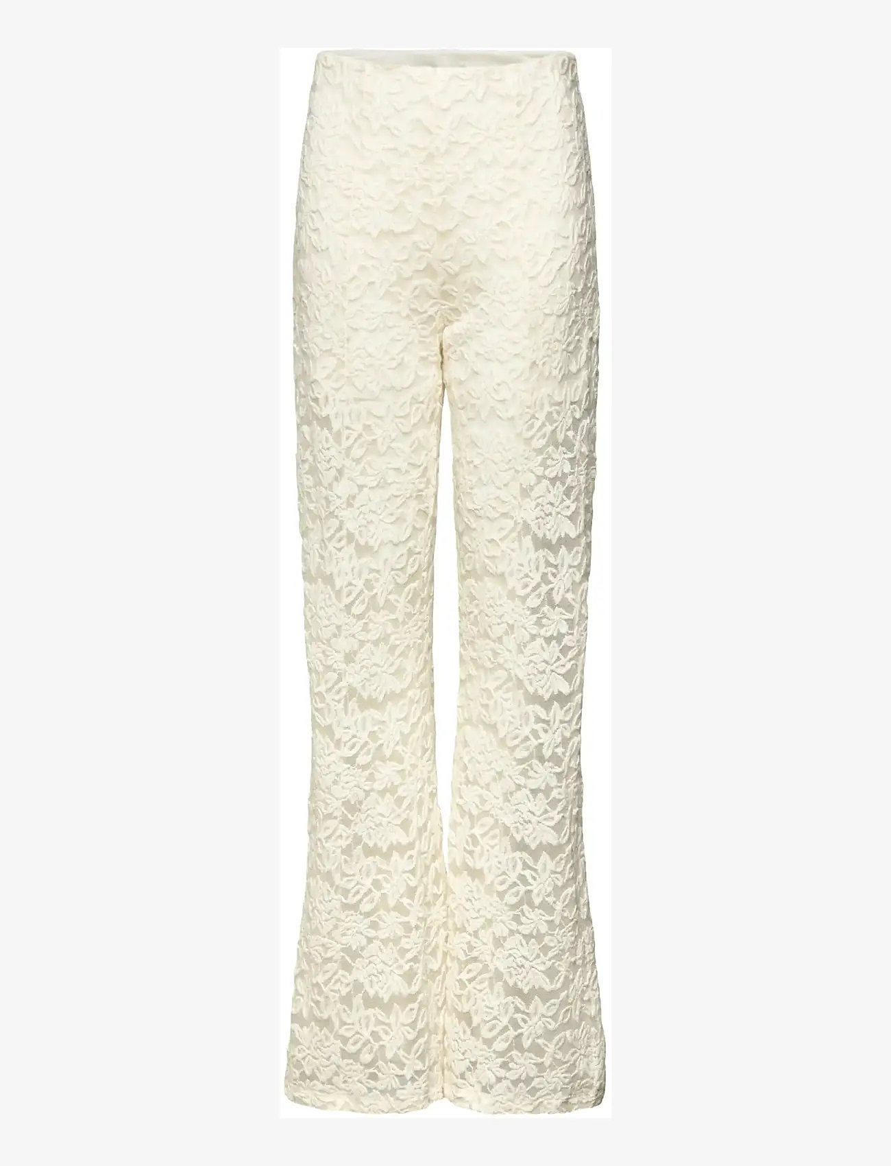 Rosemunde Kids - RKDelicia Lace MW Lace Trousers - byxor - ivory - 1