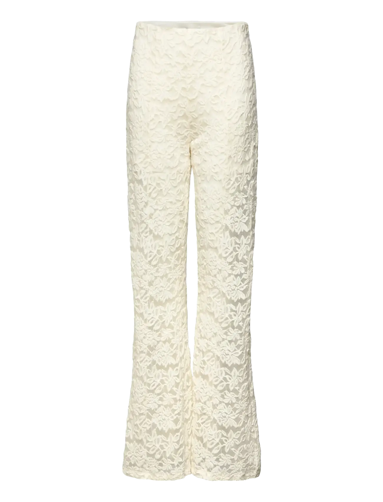 Rosemunde Kids RKDelicia Lace MW Lace Trousers - Bukser - IVORY / cream