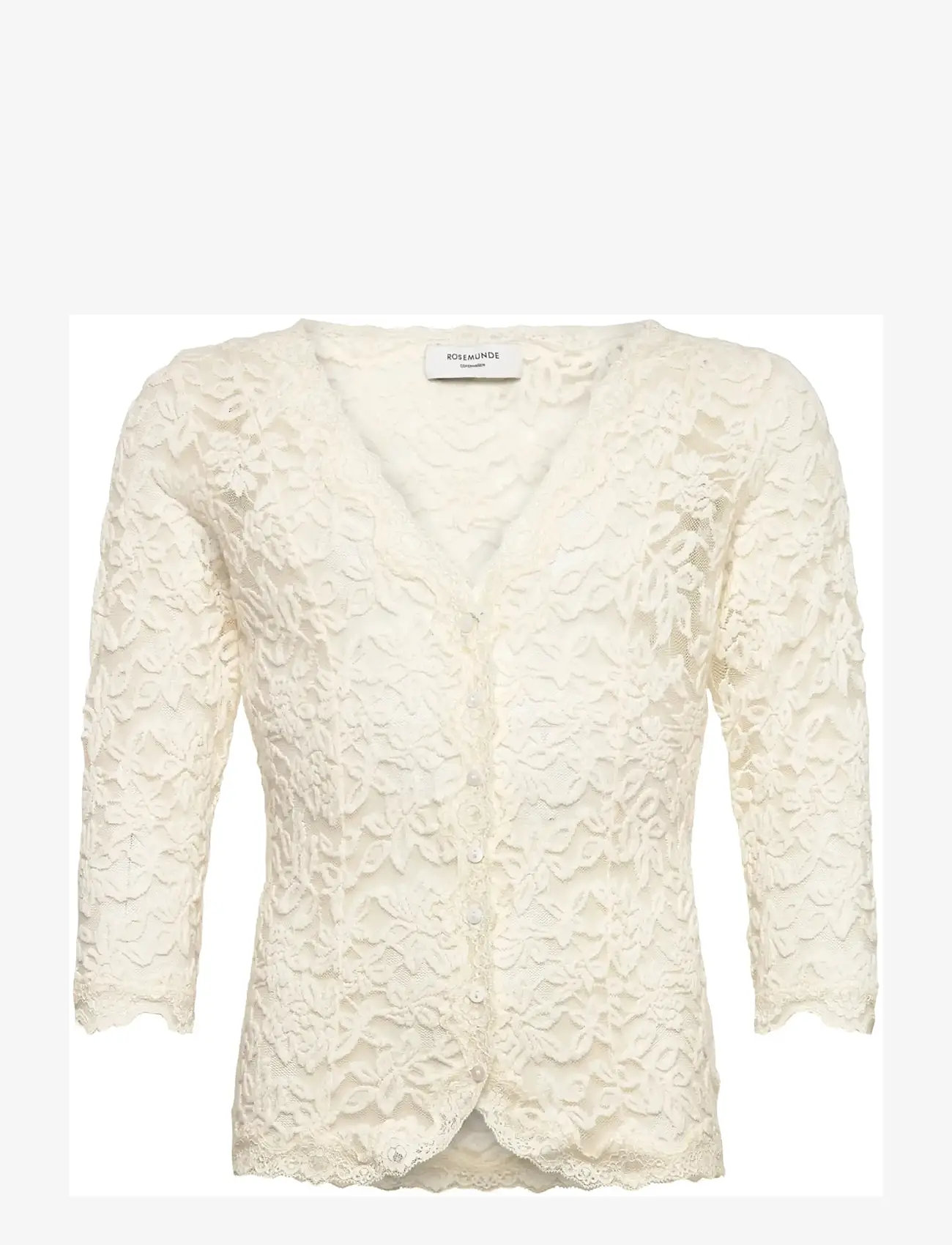 Rosemunde Kids - RKDelicia Lace 3/4 Sleeve Cardigan - langärmelig - ivory - 0