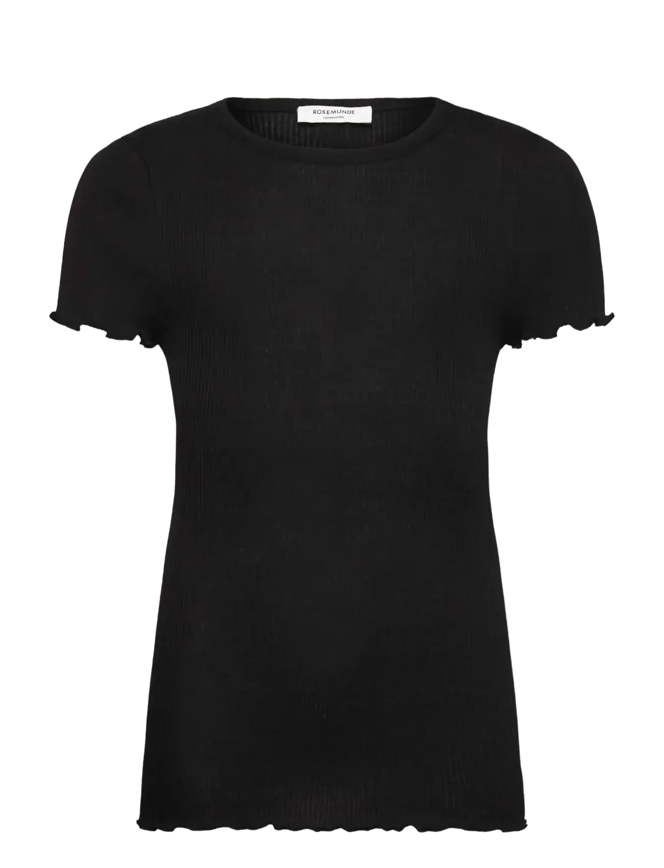 Rosemunde Kids Rkbalta Modal Ss T-Shirt, 140, T-shirts, Schwarz - Short-sleeved, Kinder