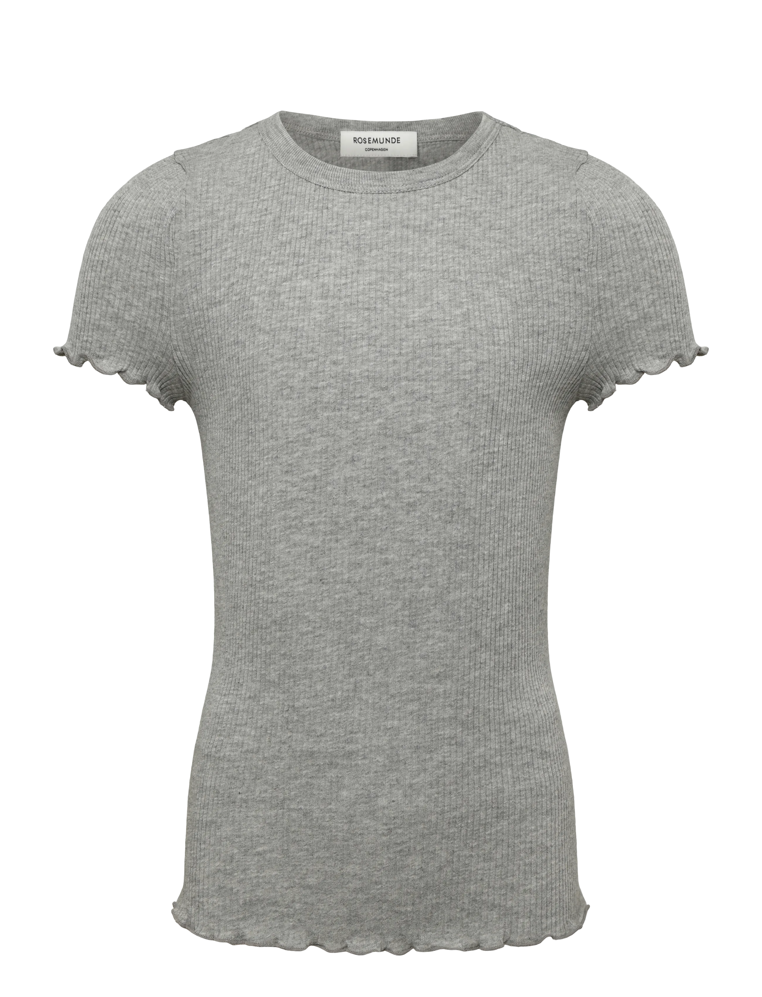 Rosemunde Kids Rkbalta Modal Ss T-Shirt, 176, T-shirts, Grau - Short-sleeved, Kinder