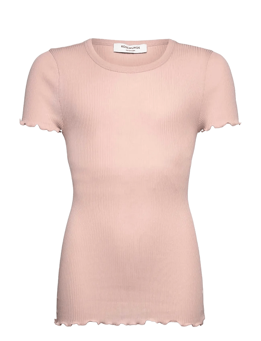 Rosemunde Kids - RKBalta Modal SS T-shirt - lühikeste varrukatega t-särgid - rose smoke - 0