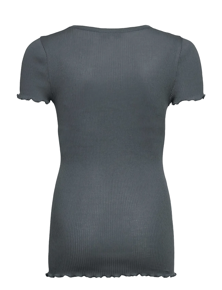 Rosemunde Kids - RKBalta Modal SS T-shirt - lühikeste varrukatega t-särgid - stormy weather - 1