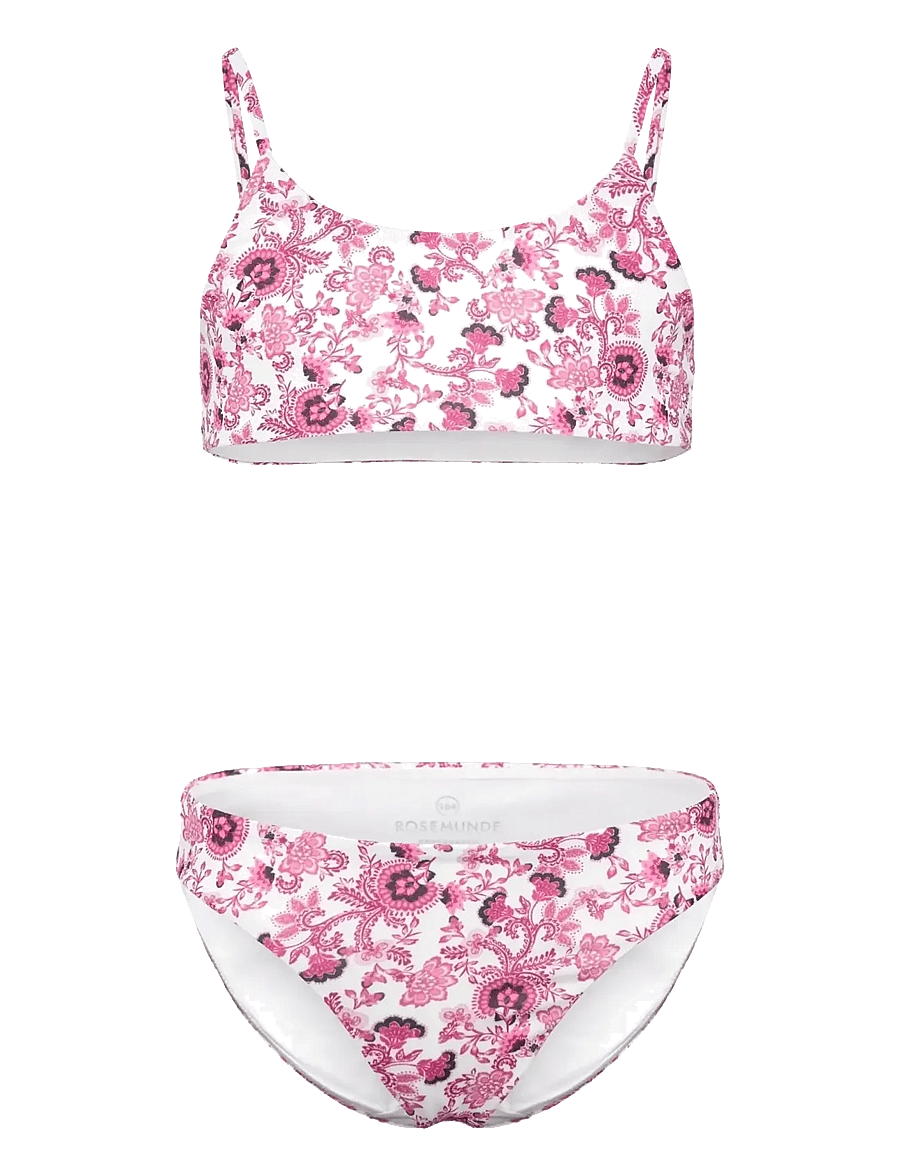 Rosemunde Kids - RKShiitake Bikini Set - bikinis - pink boho ao print - 0