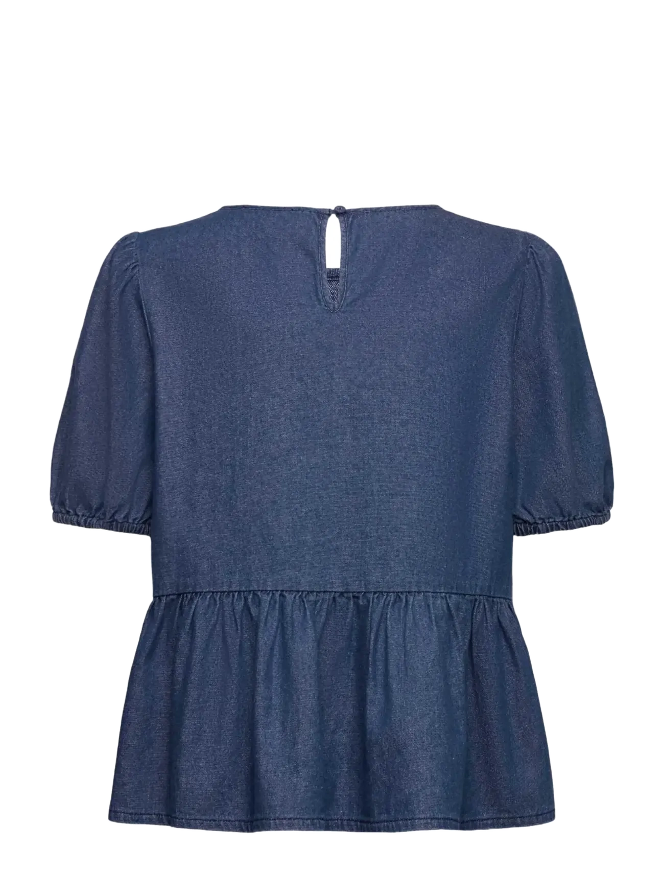Rosemunde Kids - RKLise Denim SS Blouse - pluusid ja tuunikad - denim blue - 2