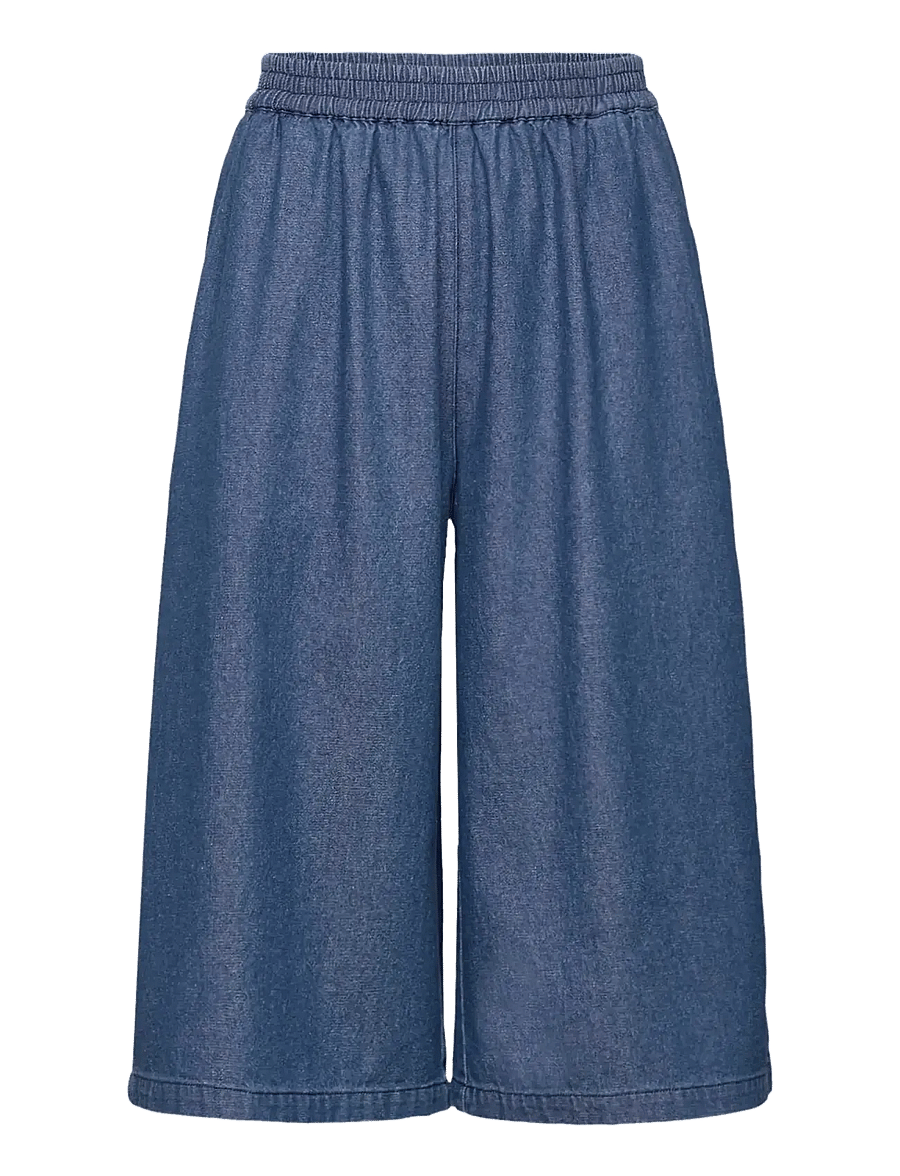 Rosemunde Kids - RKLise Denim MW Long Shorts - casual shorts - denim blue - 0