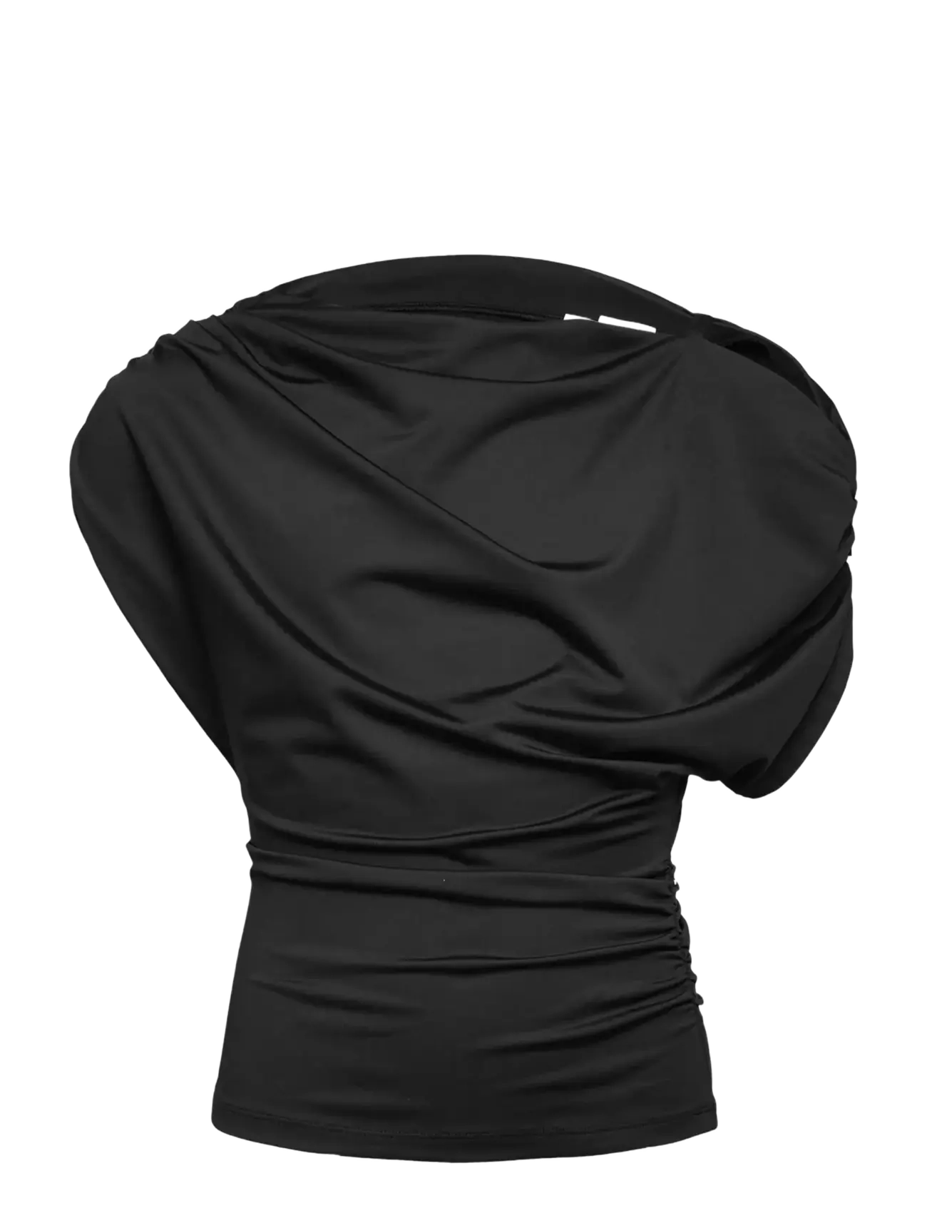 Rosemunde Kids RKBridget Draped SS T-shirt - Kurzärmelige - BLACK / black
