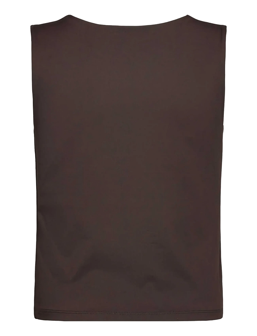 Rosemunde Kids - RKBridget Reversible SL Short Top - Ærmeløs undertrøje - mole - 1