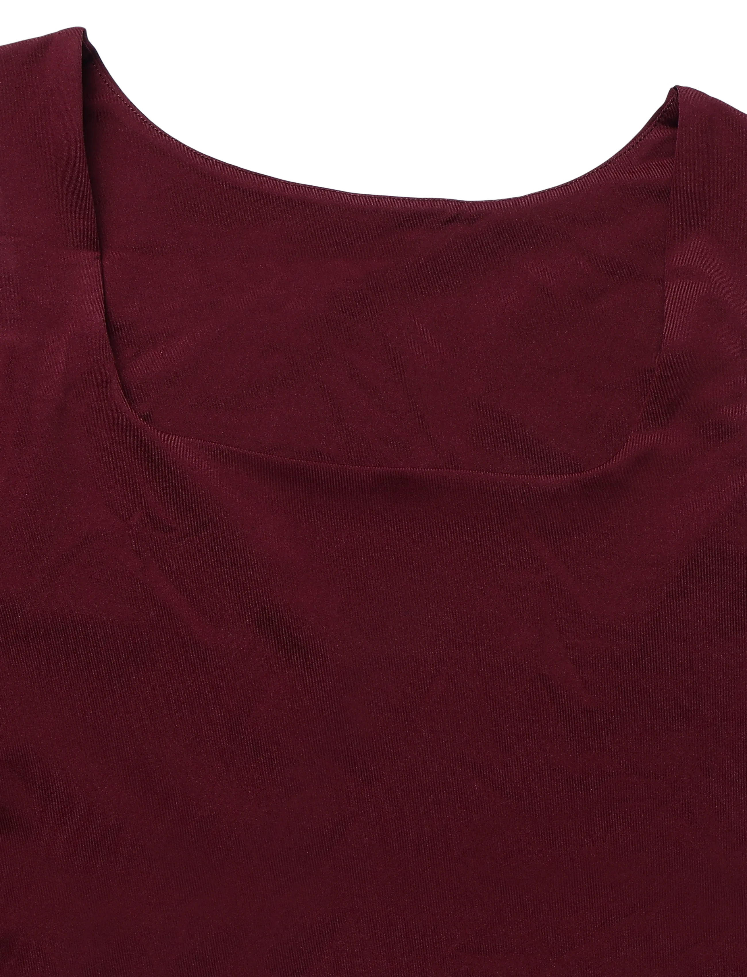 Rosemunde Kids - RKBridget Reversible SL Short Top - linnen - windsor wine - 2