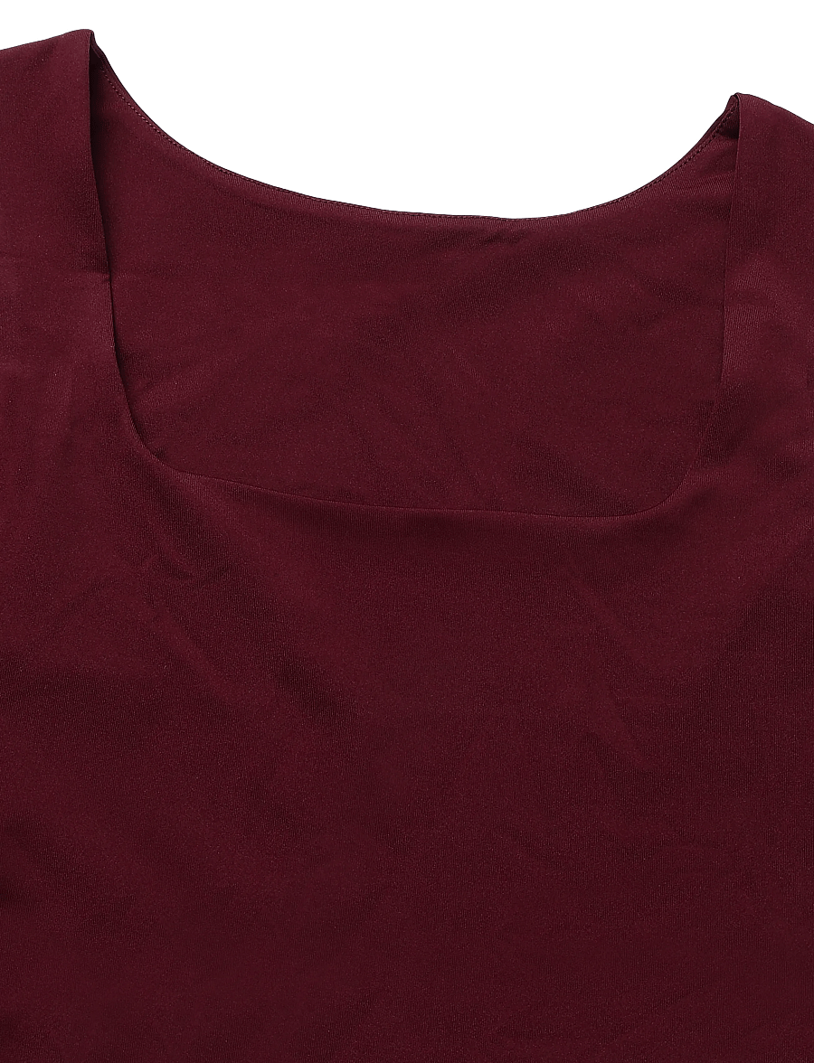 Rosemunde Kids - RKBridget Reversible SL Short Top - maikad - windsor wine - 2