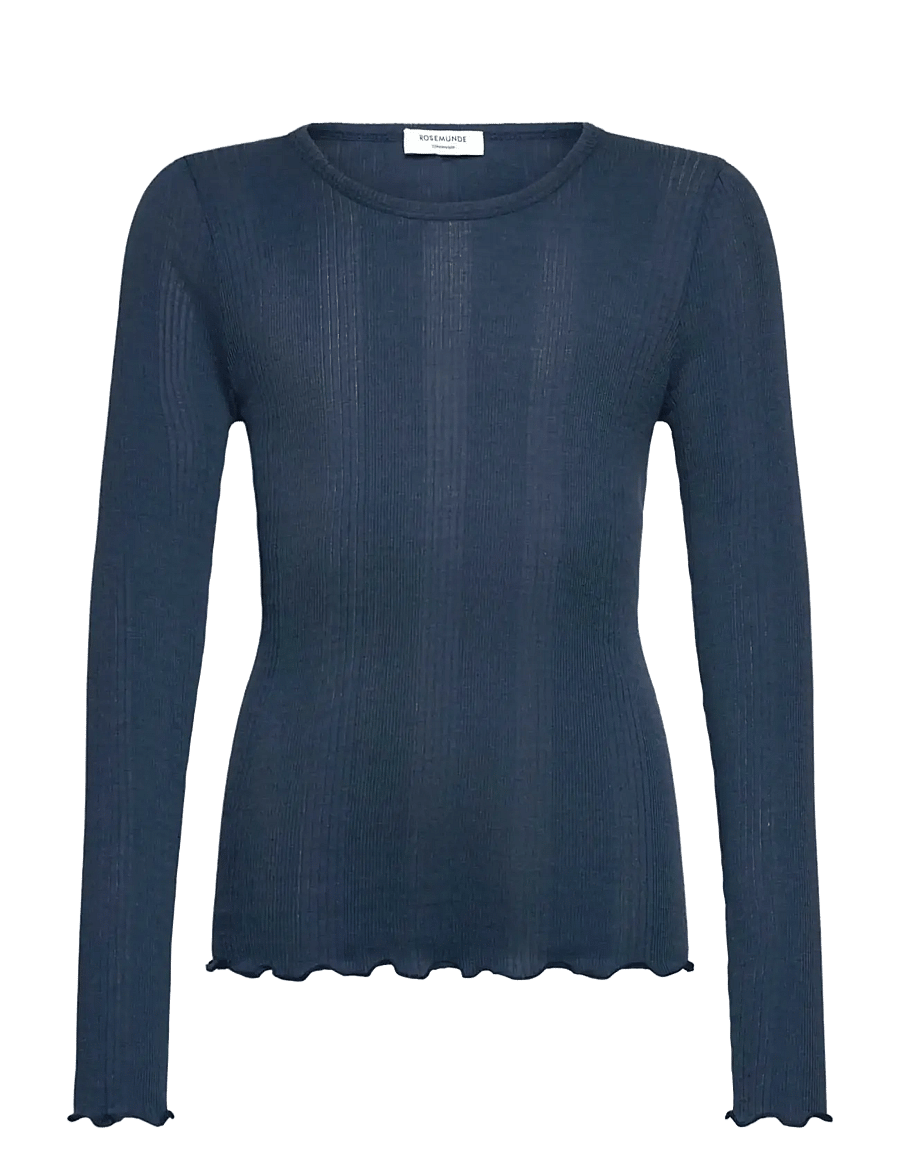 Rosemunde Kids - RKBay LS T-shirt - pikkade varrukatega t-särgid - dark denim - 1
