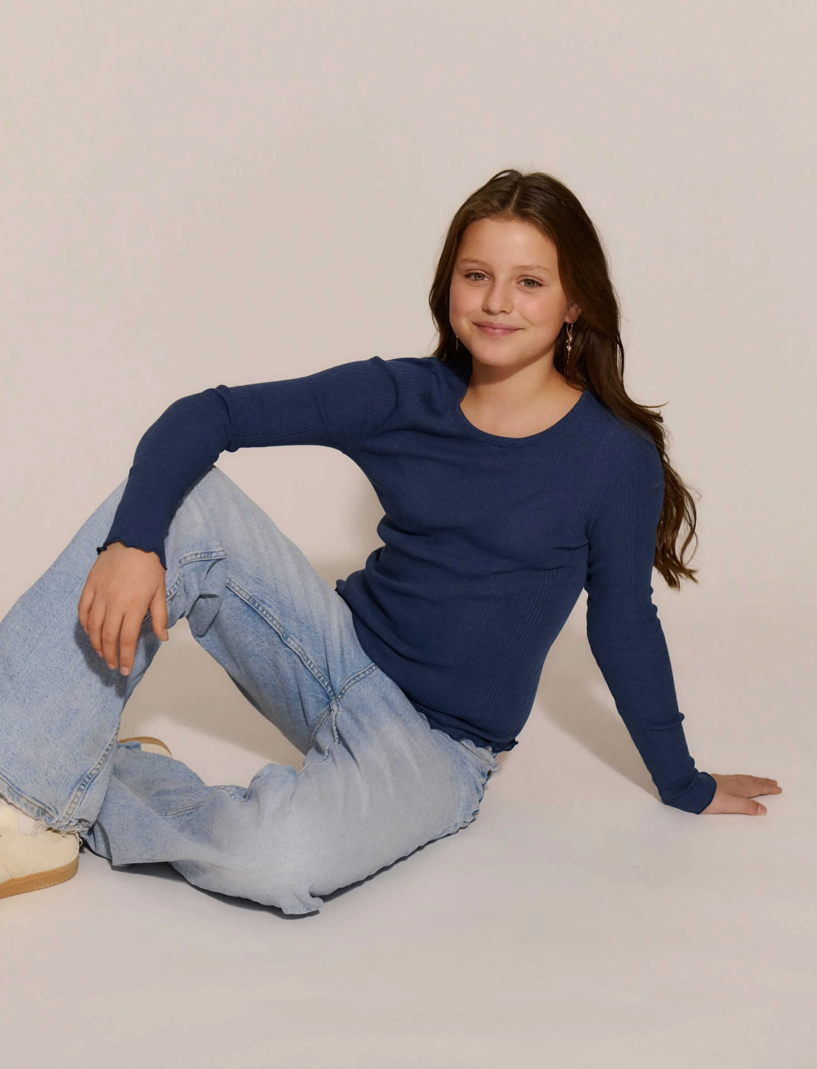 Rosemunde Kids RKBay LS T-shirt - Pikkade varrukatega T-särgid - DARK DENIM / navy
