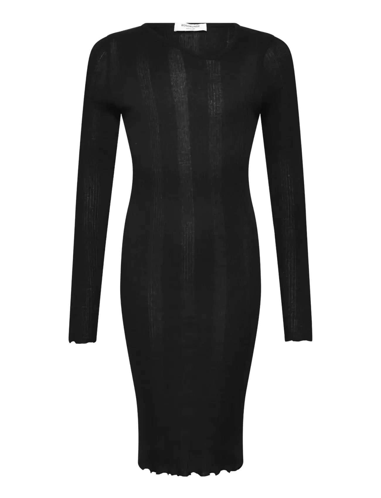 Rosemunde Kids RKBayLS Midi Dress - Tøj - BLACK / black