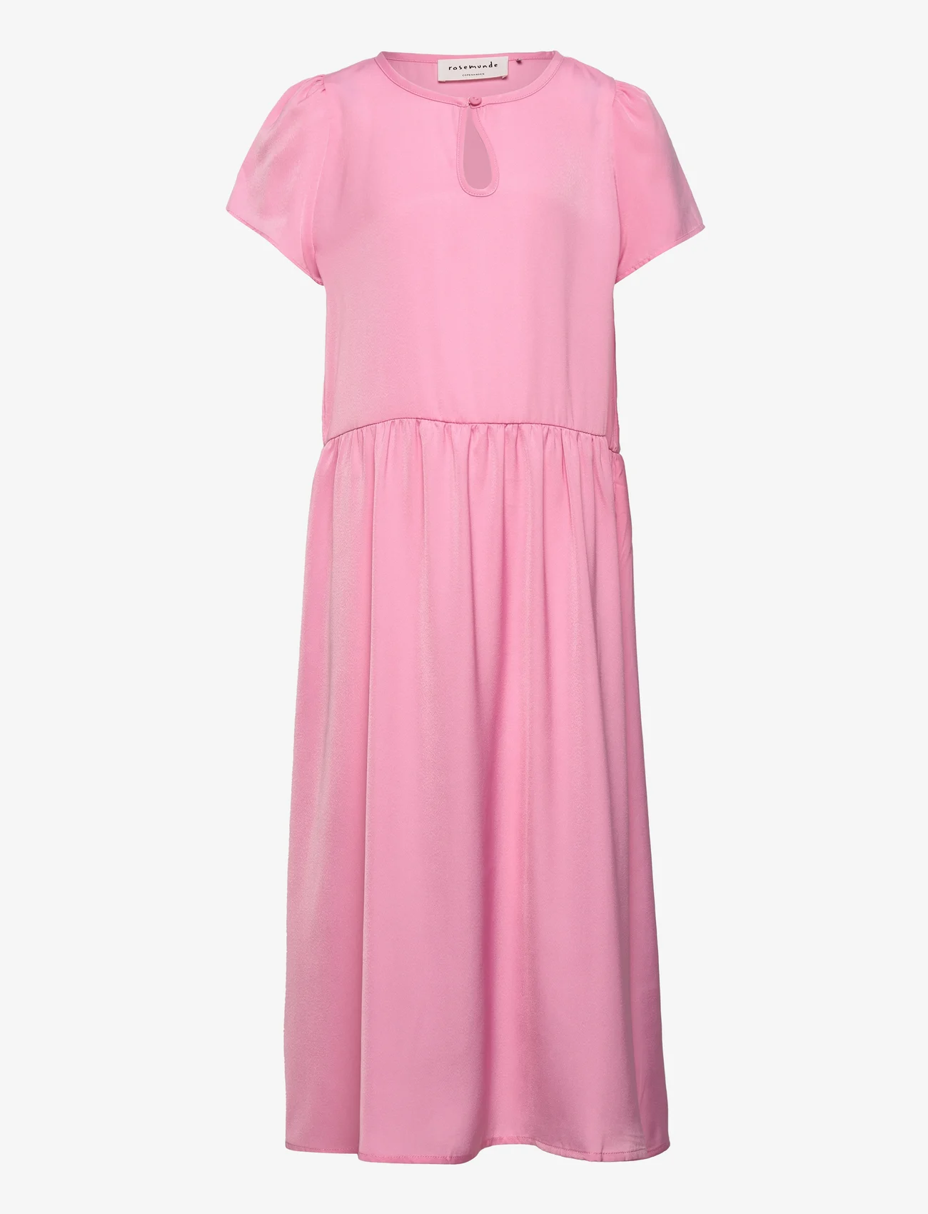 Rosemunde Kids - Dress ss - kurzärmelige freizeitkleider - bubblegum pink - 0
