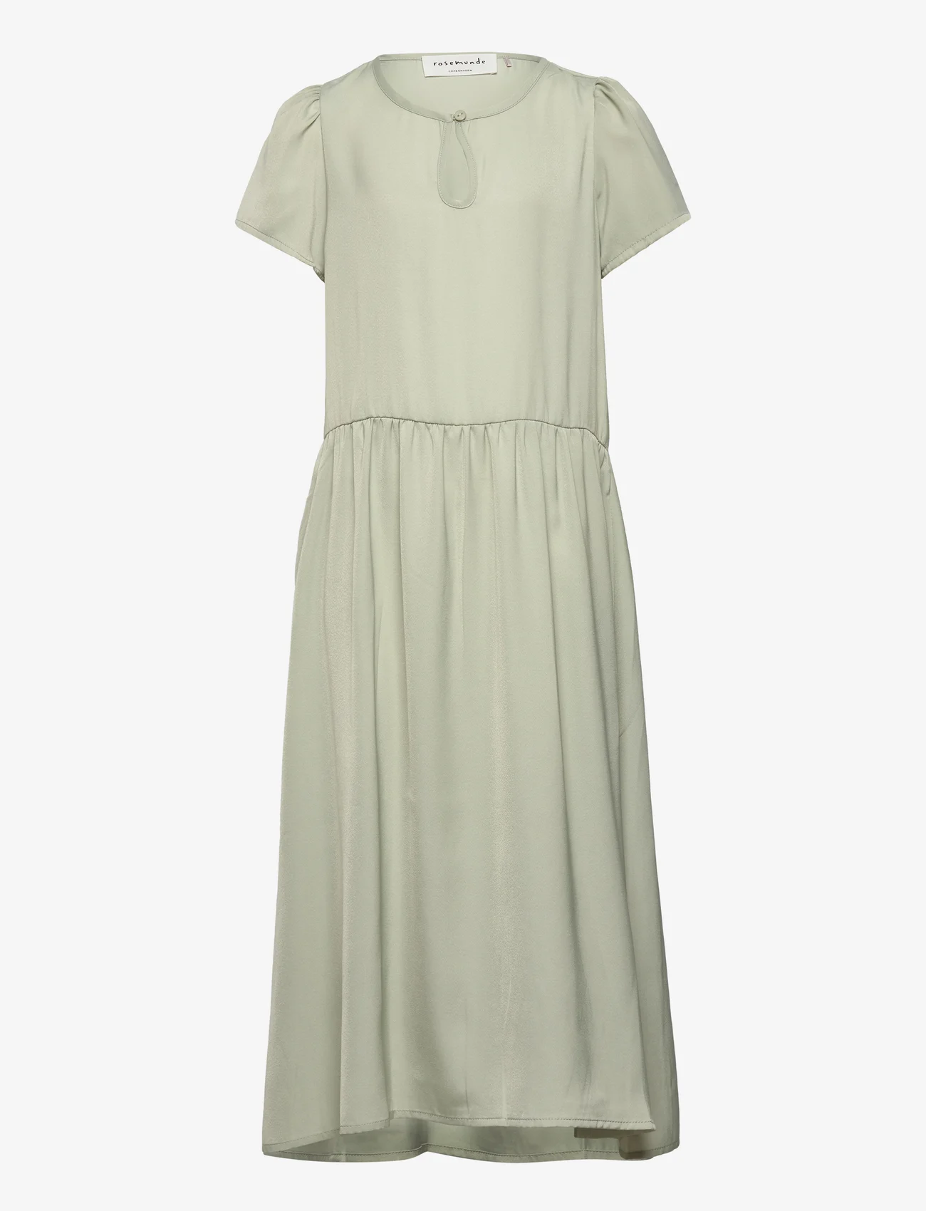 Rosemunde Kids - Dress ss - short-sleeved casual dresses - desert sage - 0