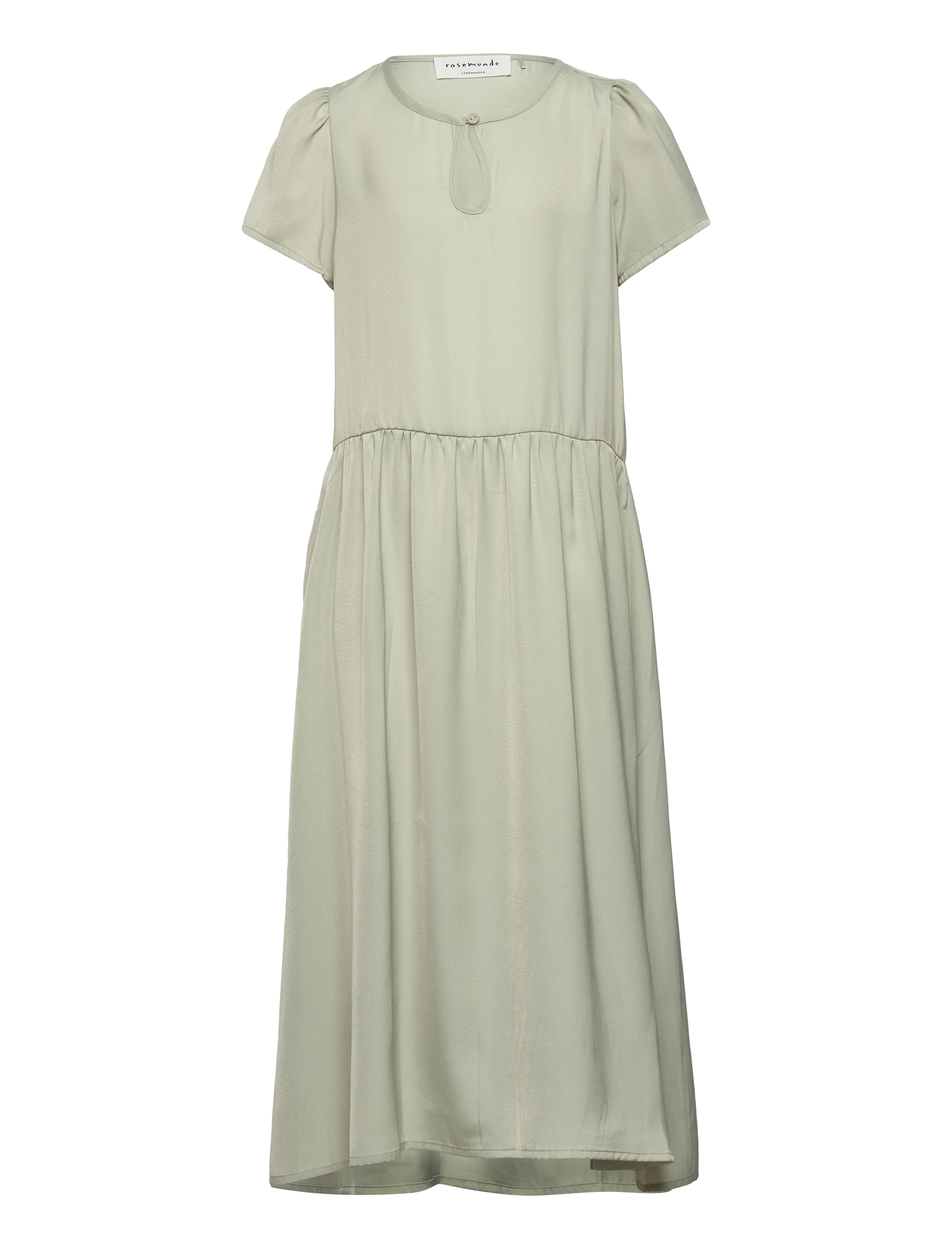 Rosemunde Kids Dress ss - Clothing - DESERT SAGE / green