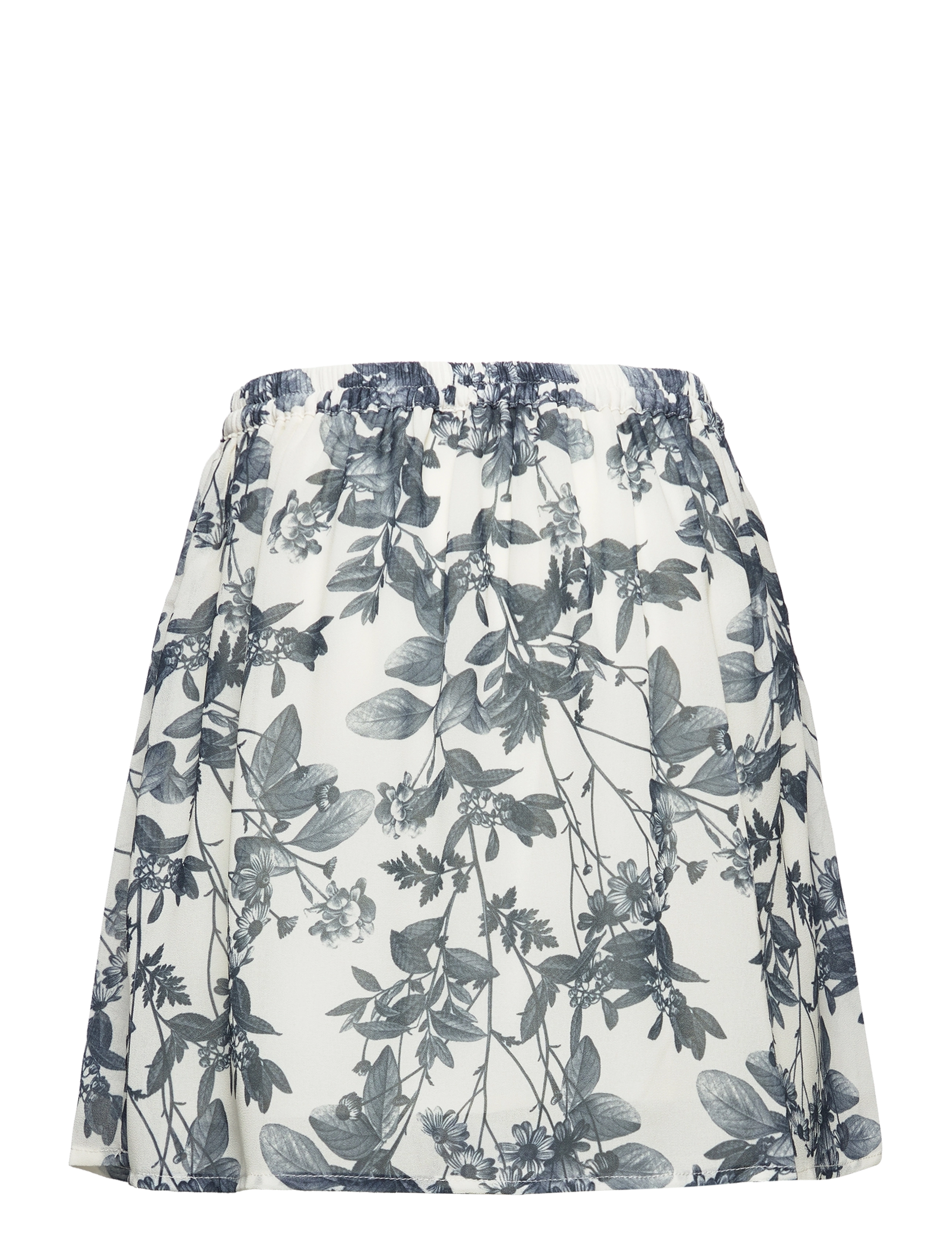 Rosemunde Kids - Recycled polyester skirt - short skirts - ivory luxury flower print - 1