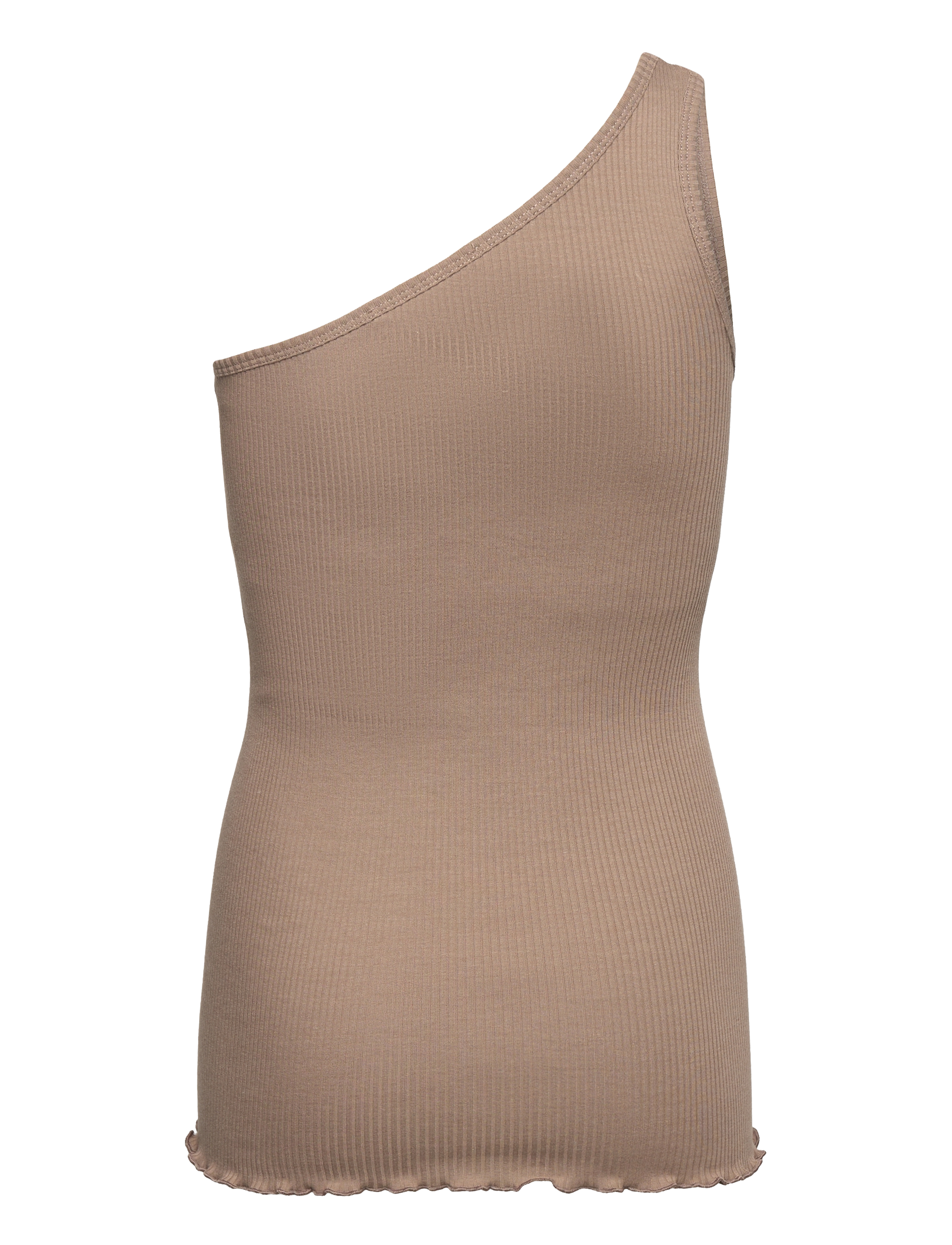 Rosemunde Kids - Cotton one shoulder top - dark sand - 1
