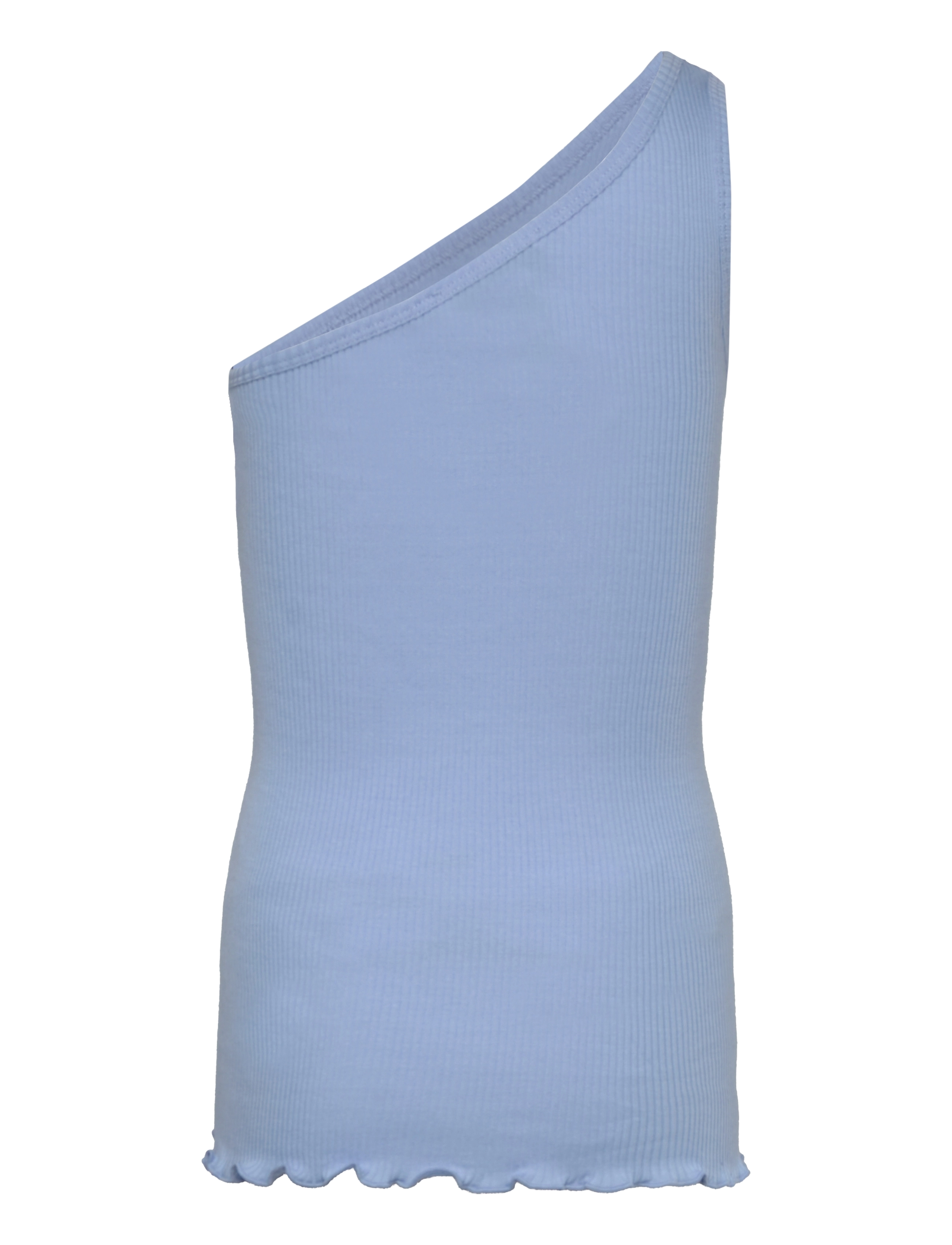Rosemunde Kids - Cotton one shoulder top - heaven blue - 1