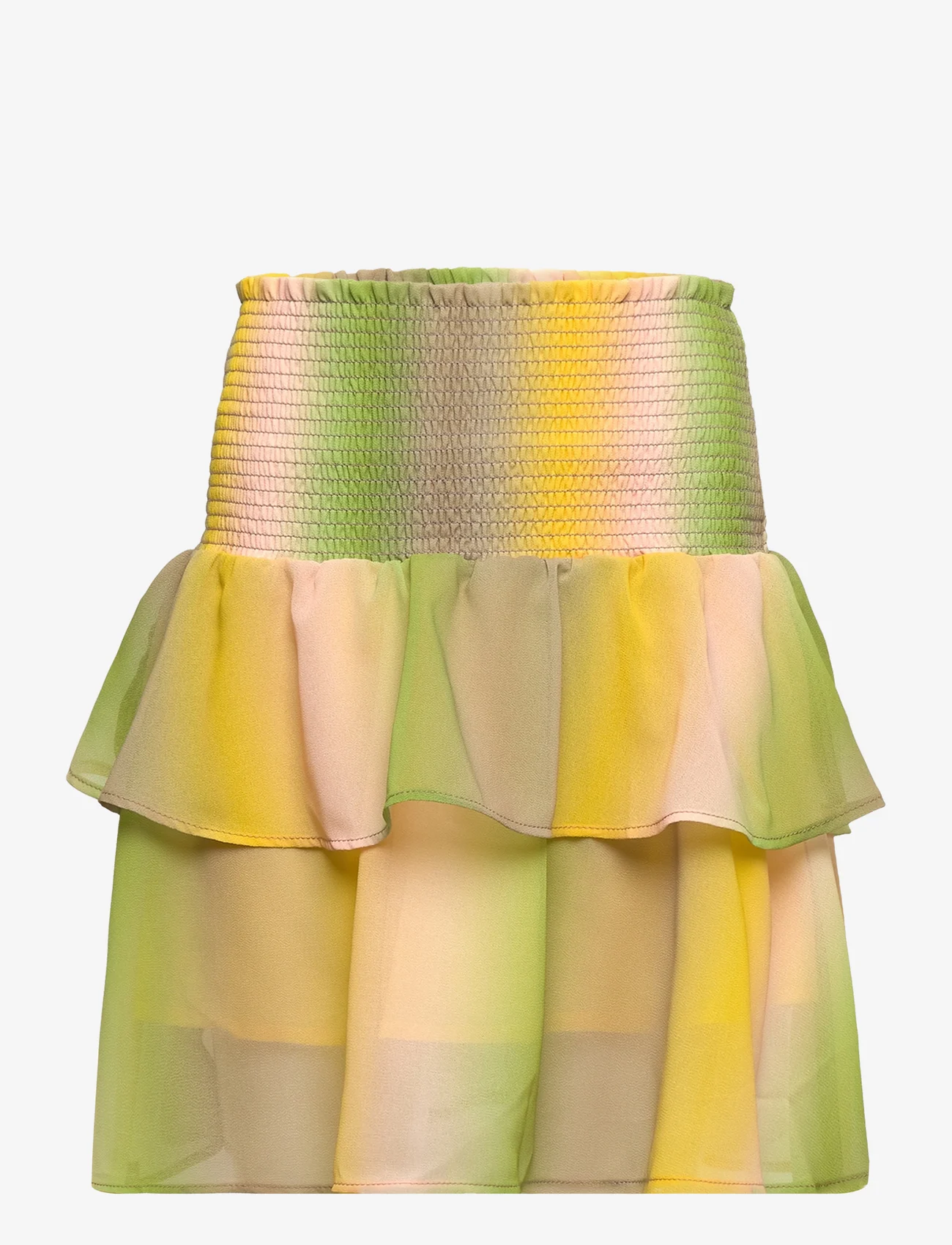Rosemunde Kids - Recycled polyester skirt - korta kjolar - yellow gradient print - 0