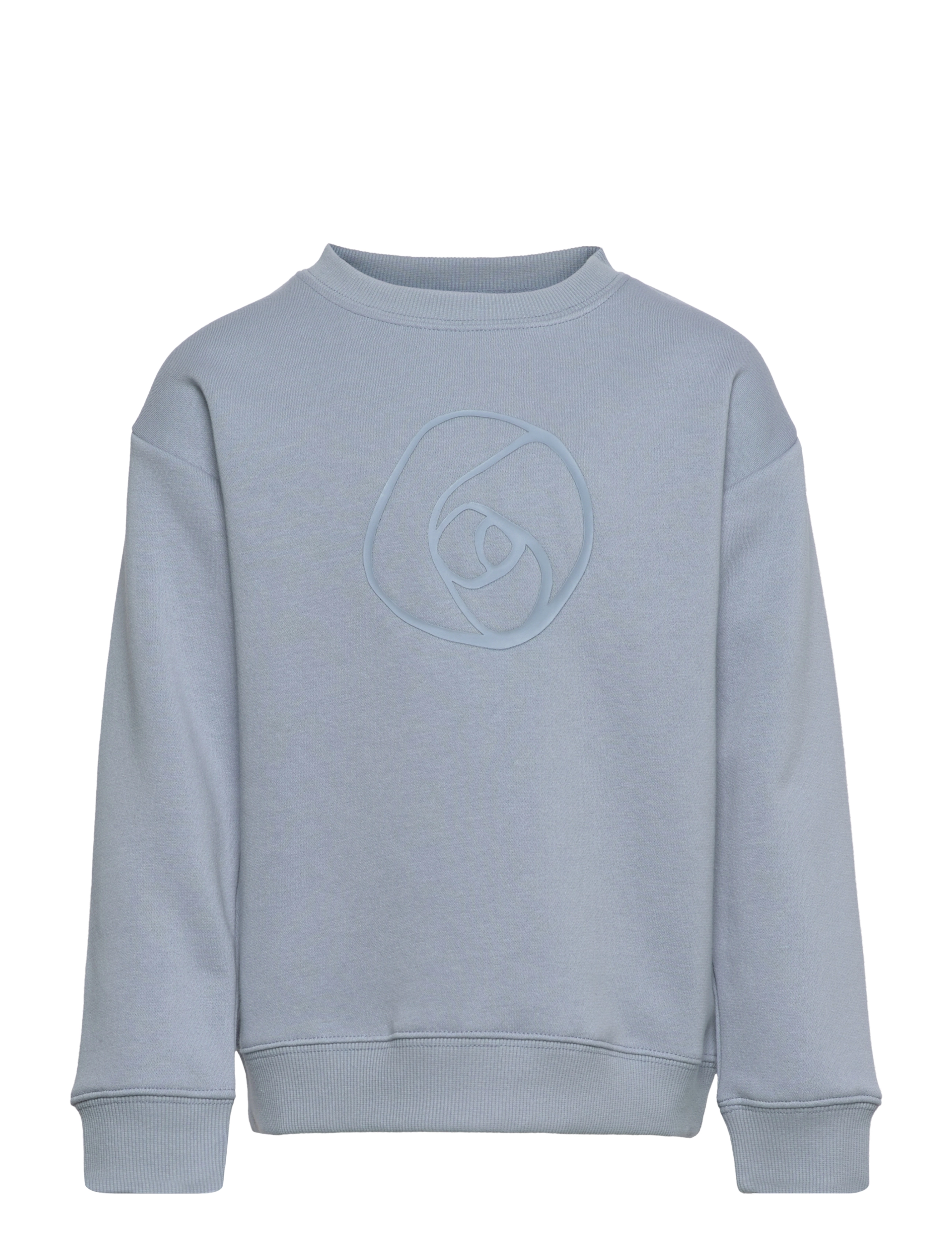 Rosemunde Kids - Sweatshirt ls - powder blue girls rose logo - 0