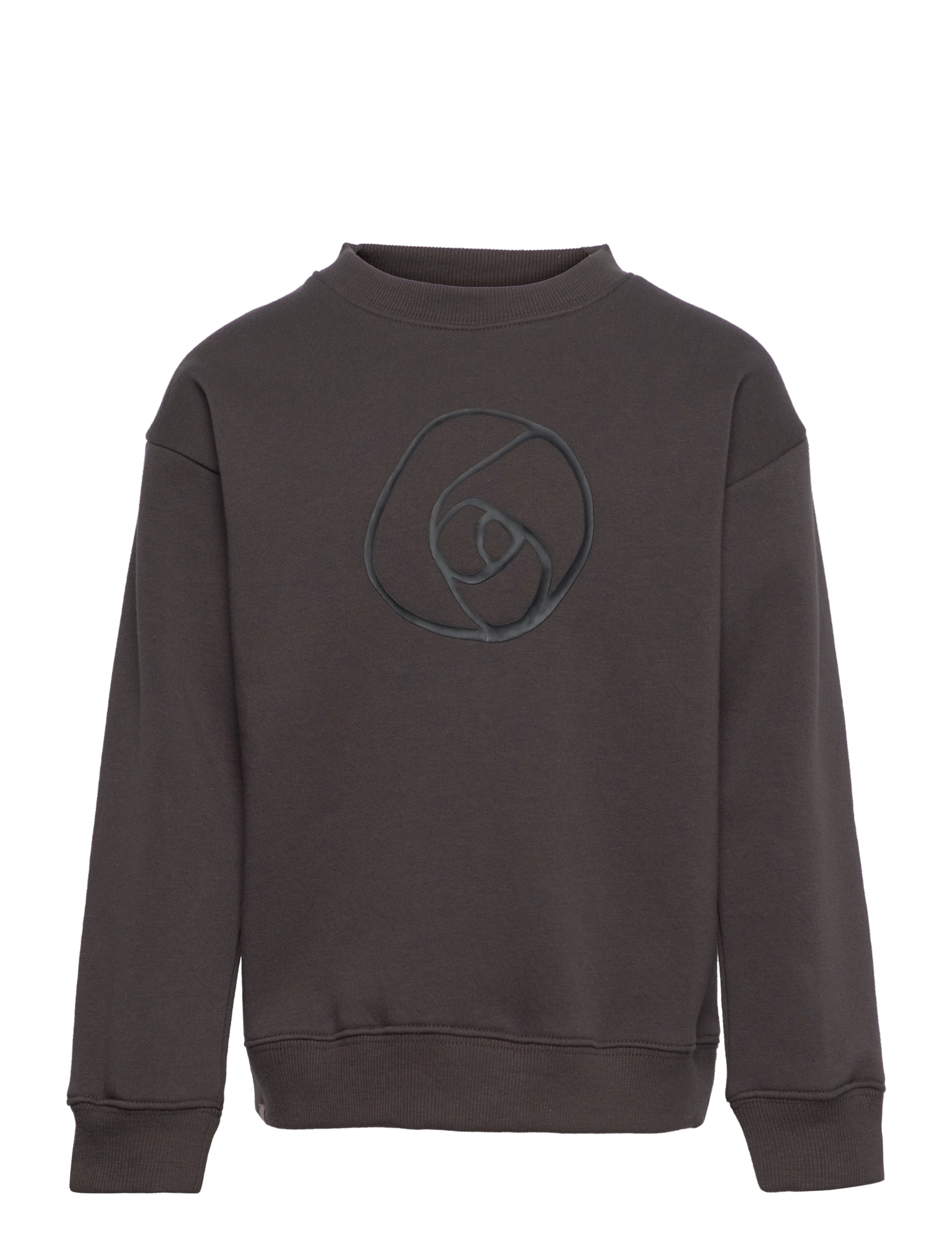 Rosemunde Kids - Sweatshirt ls - raven girls rose logo - 0