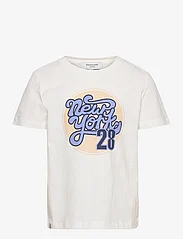 Rosemunde Kids - Organic t-shirt ss - short-sleeved t-shirts - new york print - 0