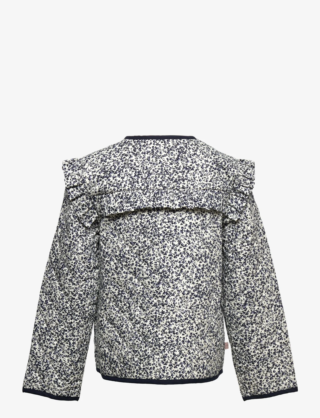 Rosemunde Kids - Organic jacket ls - ivory petit floral print - 1