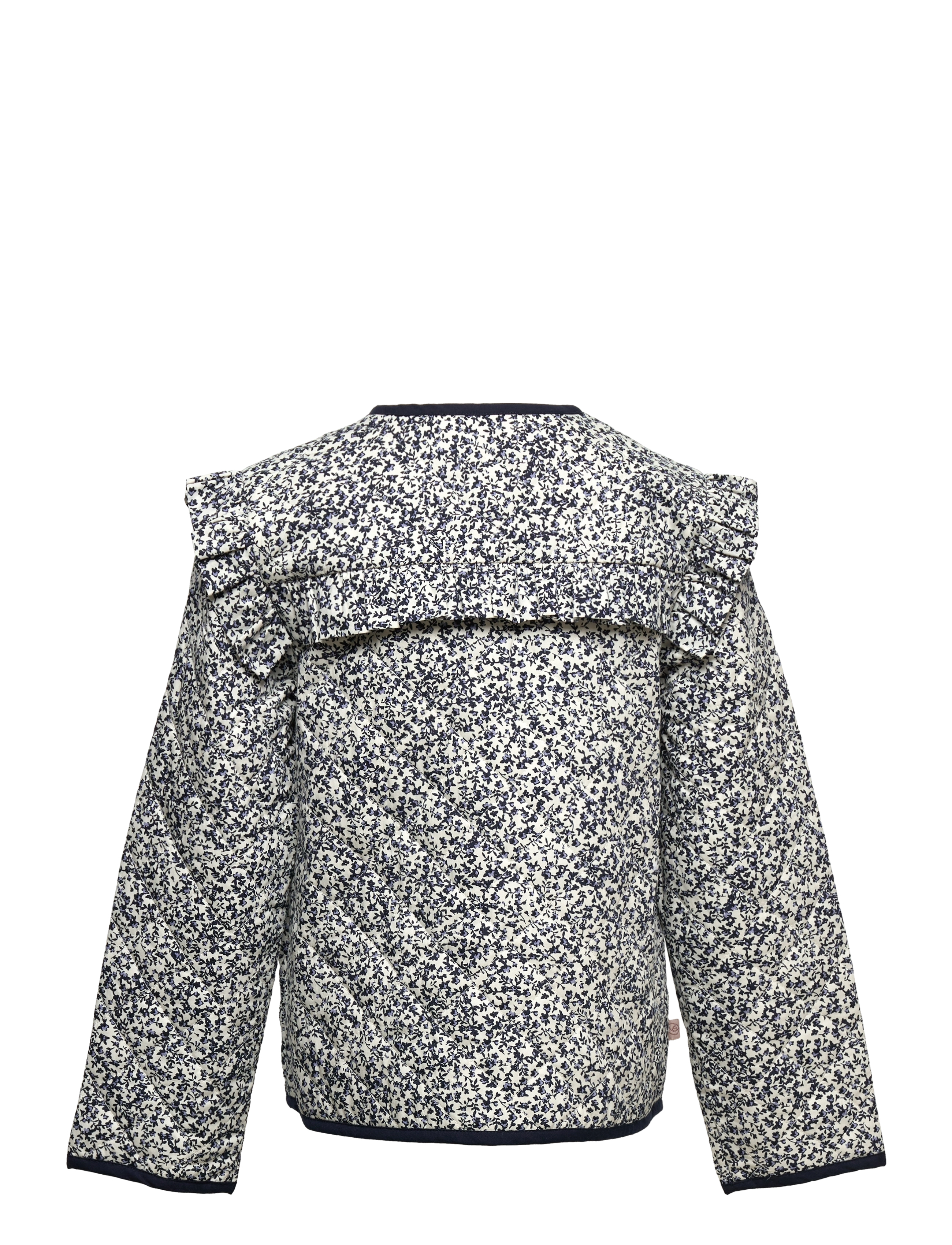Rosemunde Kids - Organic jacket ls - ivory petit floral print - 1