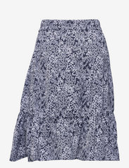 Rosemunde Kids - Recycle polyester skirt - midi skjørt - navy bloom print - 1