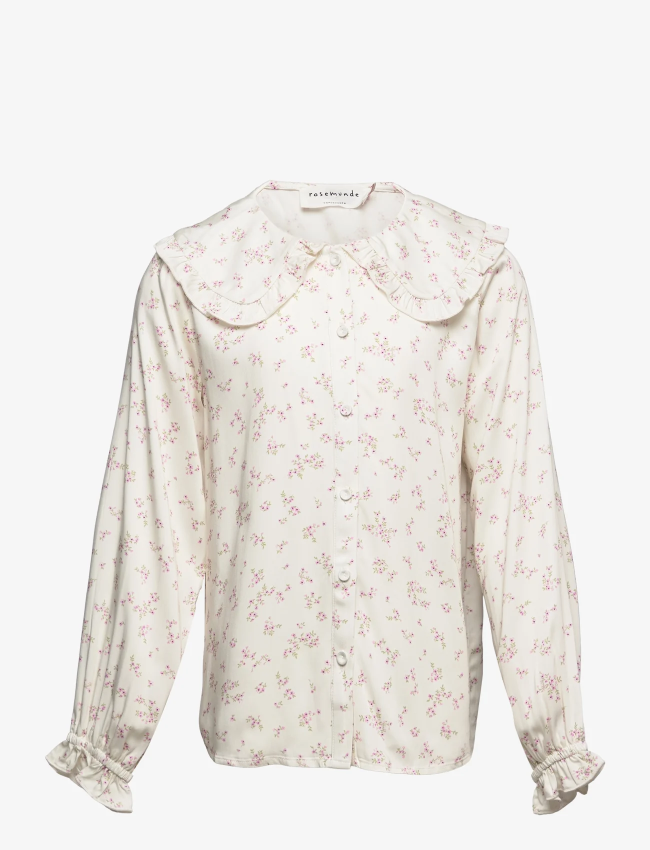 Rosemunde Kids - Shirt ls - blusar & tunikor - ivory summer flower print - 0