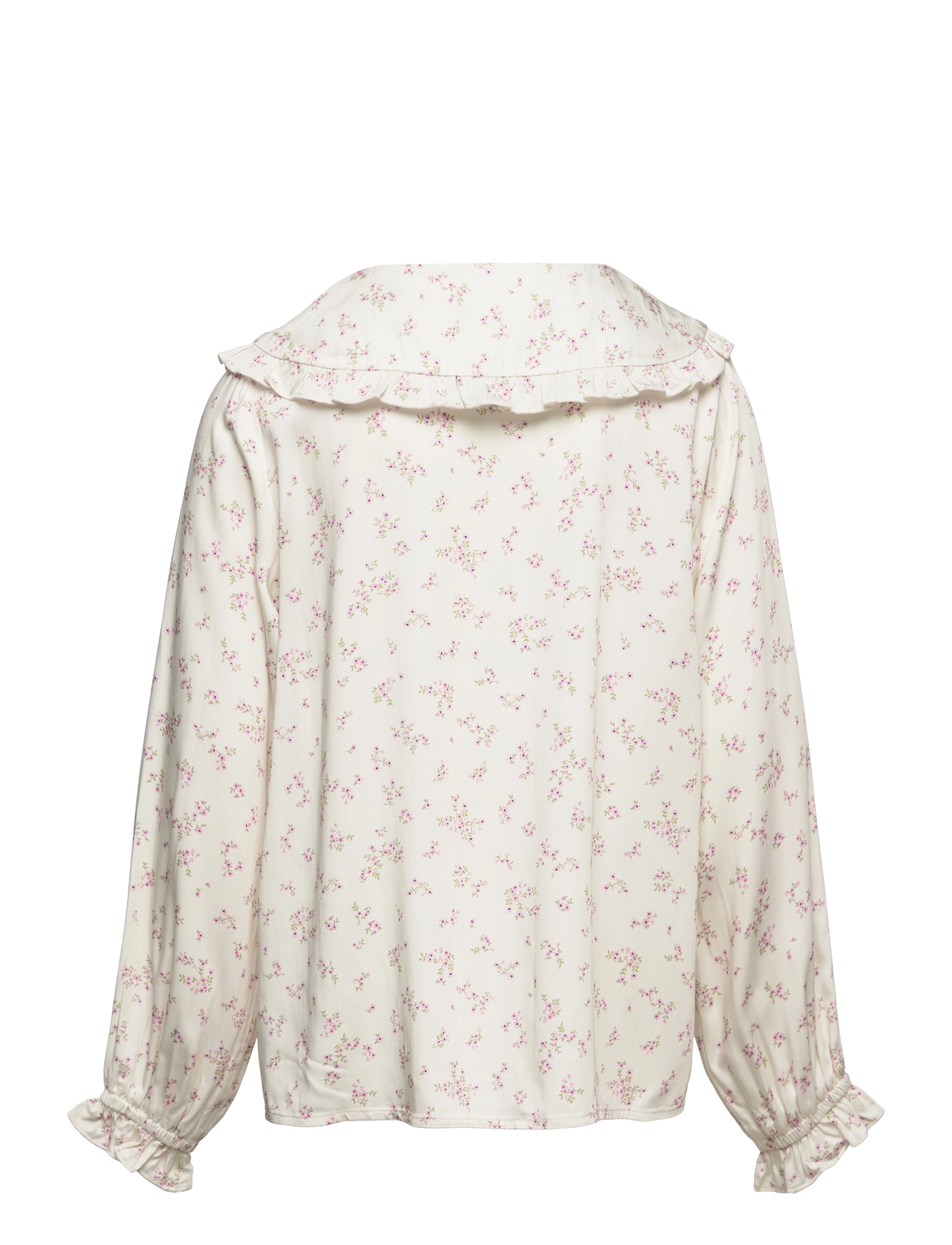 Rosemunde Kids - Shirt ls - bluser & tunikaer - ivory summer flower print - 1
