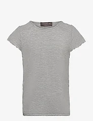 Rosemunde Kids - T-shirt ss - gode sommertilbud - light grey melange - 0