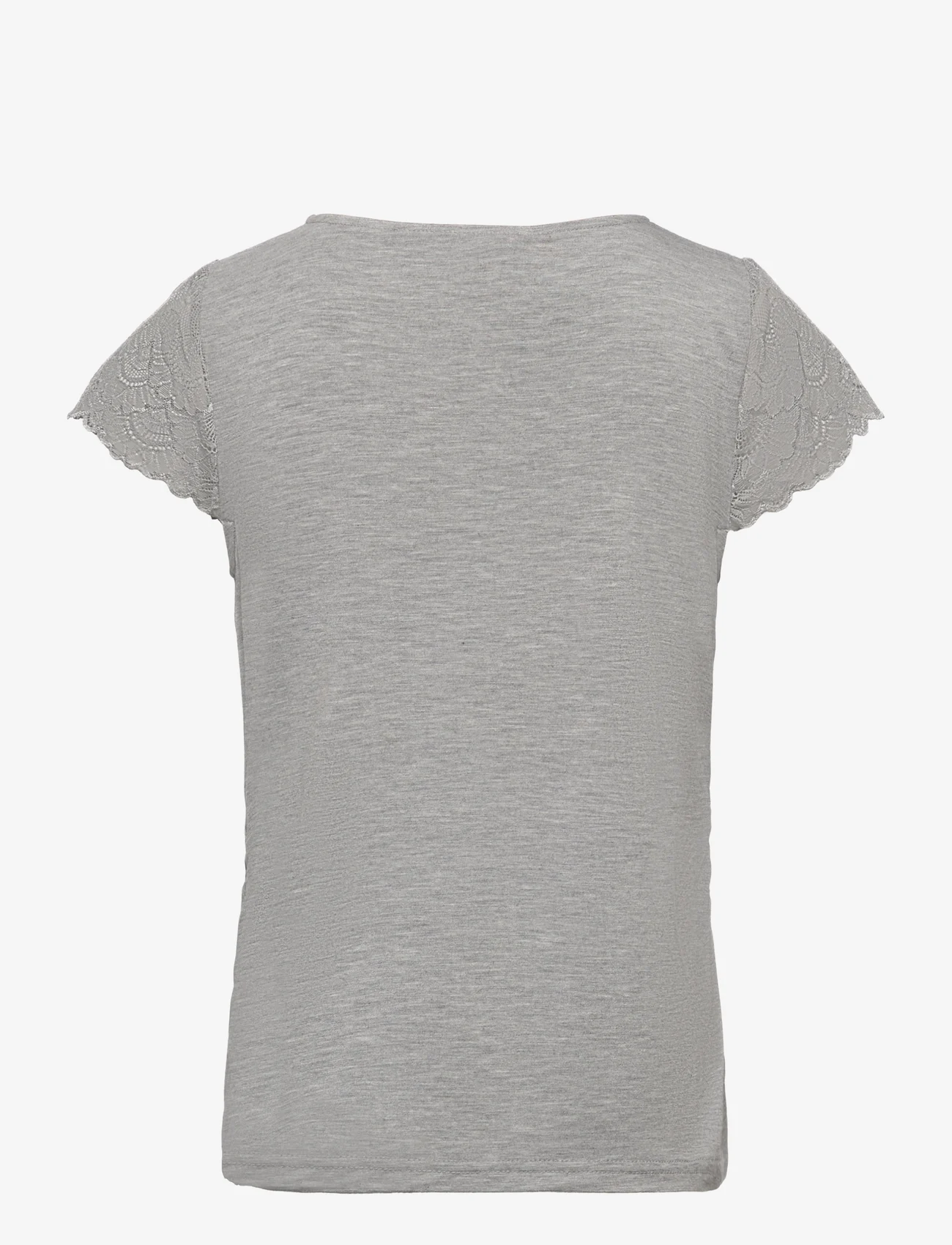 Rosemunde Kids - T-shirt ss - gode sommertilbud - light grey melange - 1