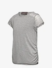 Rosemunde Kids - T-shirt ss - kesälöytöjä - light grey melange - 2