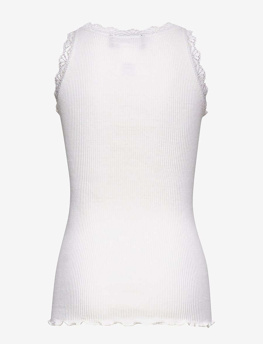 Rosemunde Kids - RKBeatha SL Strap Lace Top - singletter - new white - 1