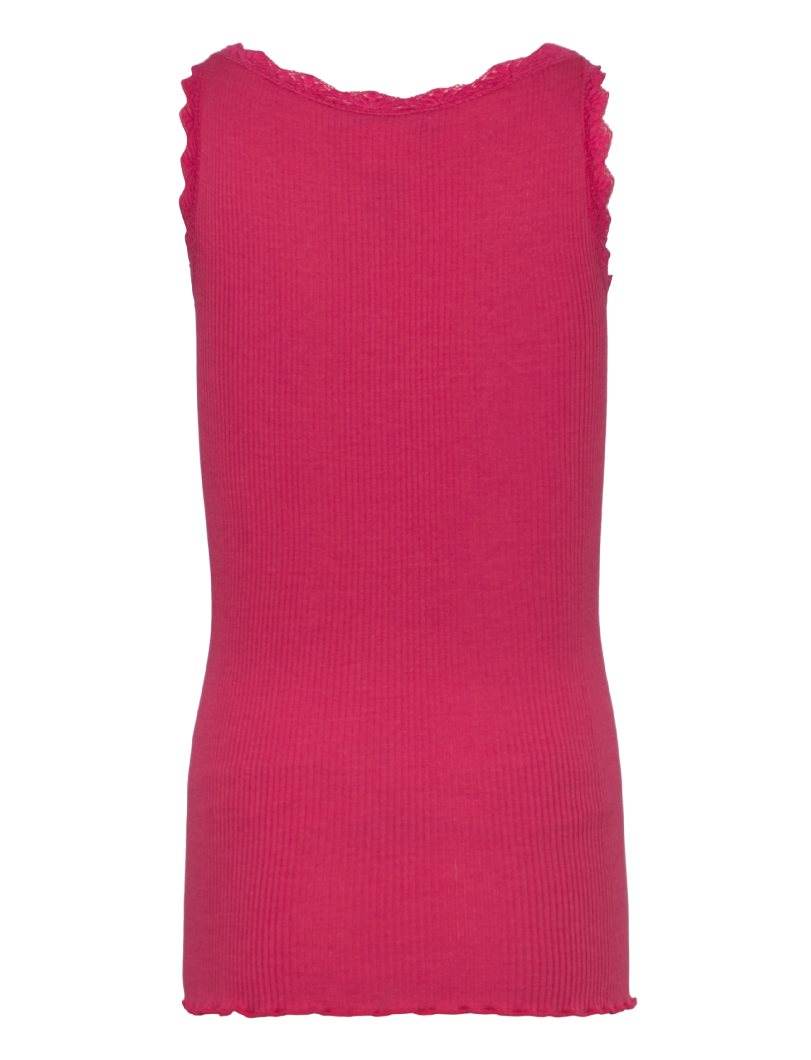 Rosemunde Kids - RKBeatha SL Strap Lace Top - tanktops - pink berry - 1