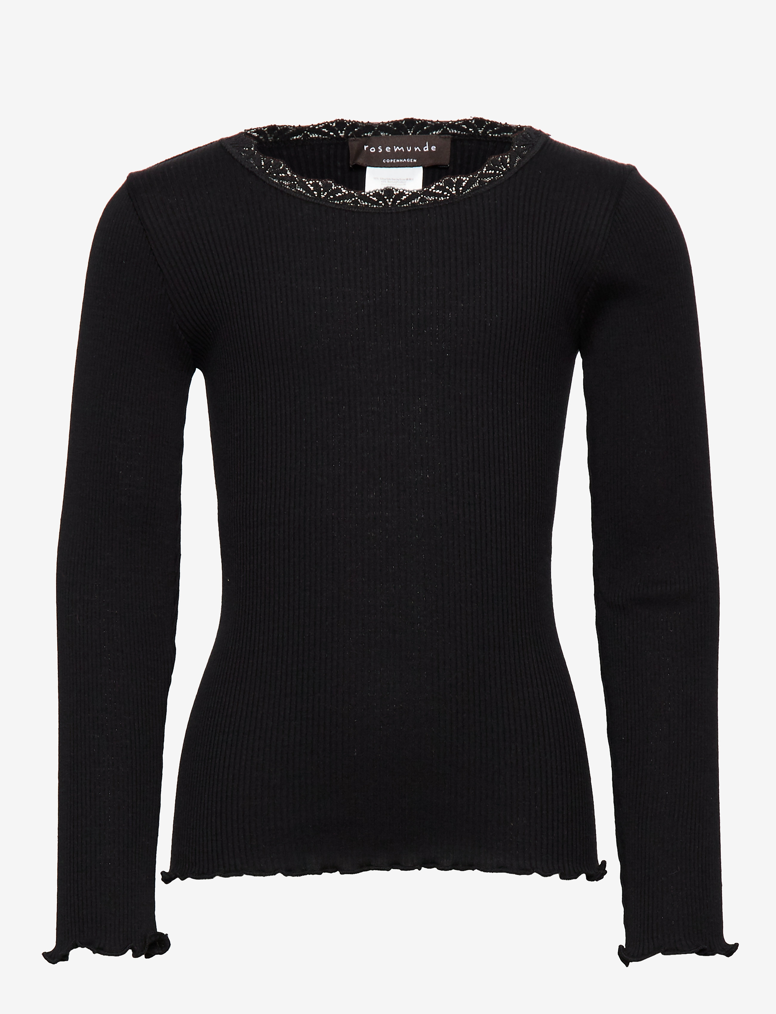 Rosemunde Kids RKBeatha LS Lace Top - 4 for 3 - BLACK / black