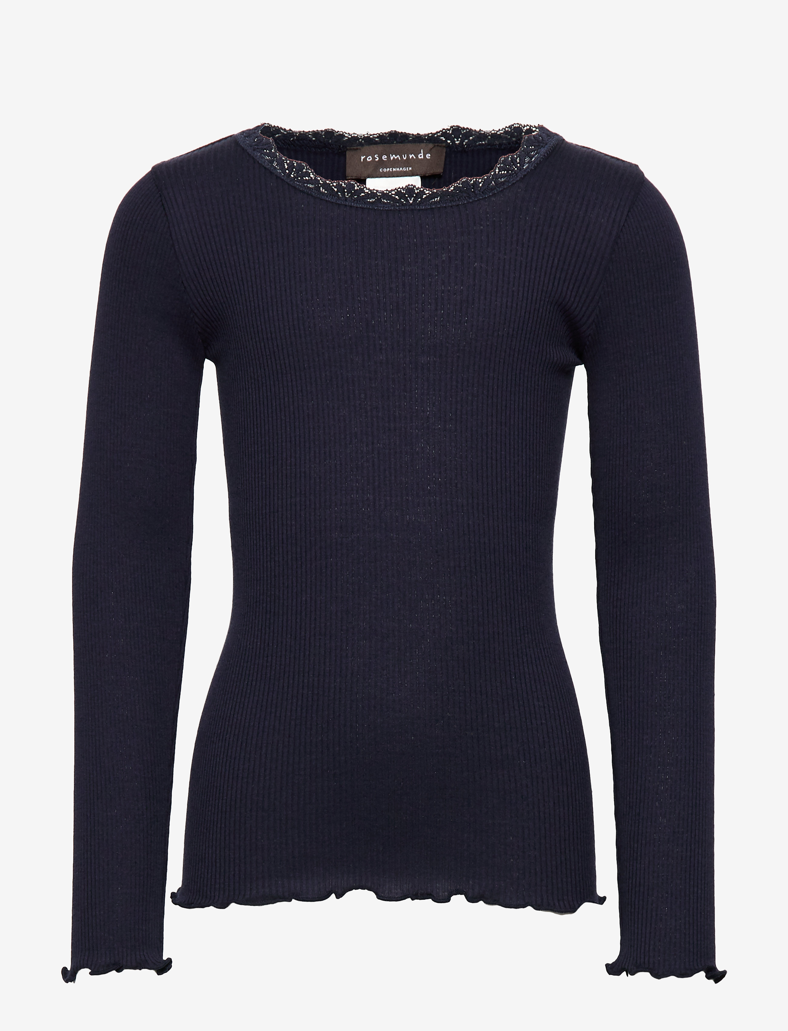 Rosemunde Kids RKBeatha LS Lace Top - Overdele - NAVY / blue