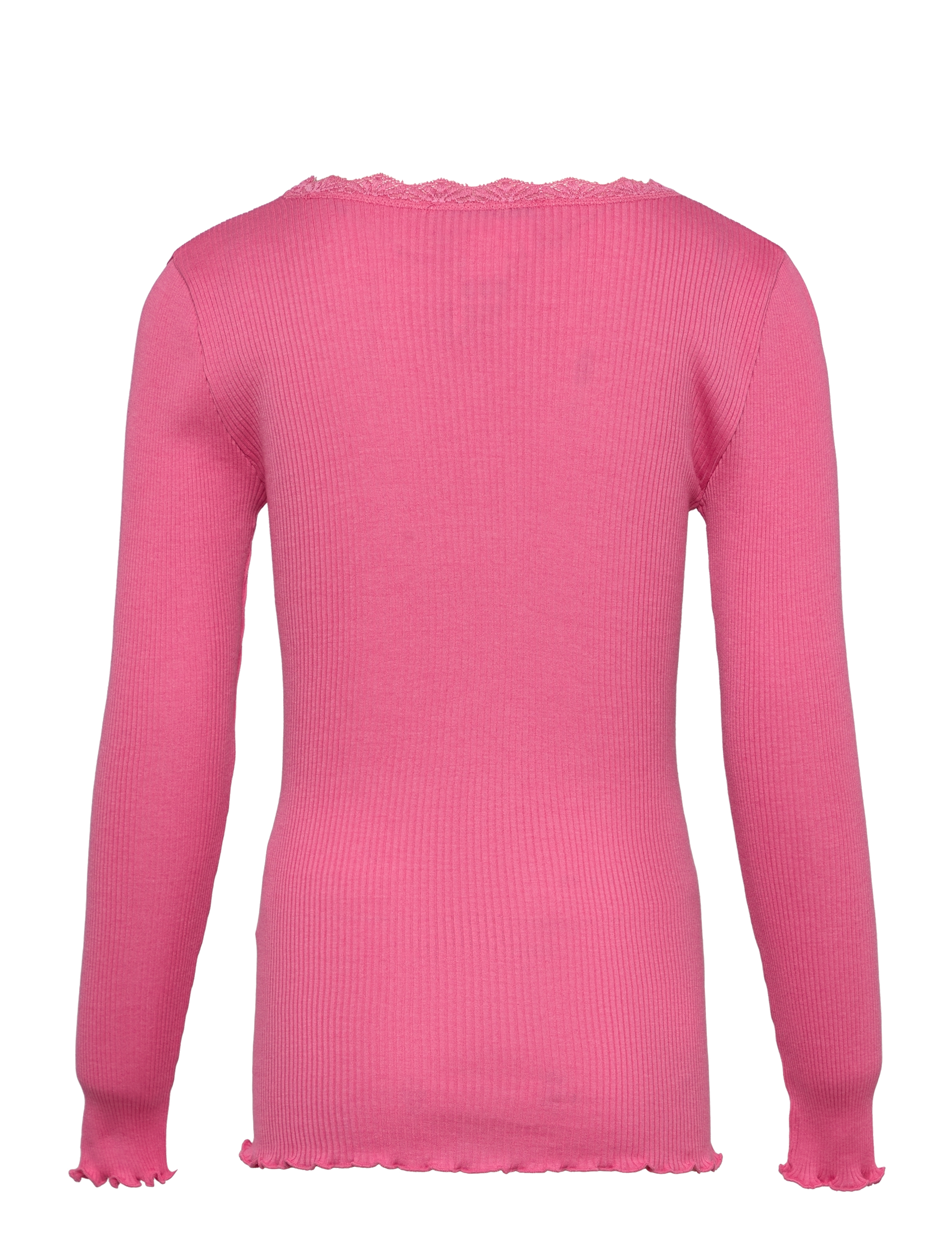 Rosemunde Kids - RKBeatha LS Lace Top - langærmede t-shirts - sugar plum - 1