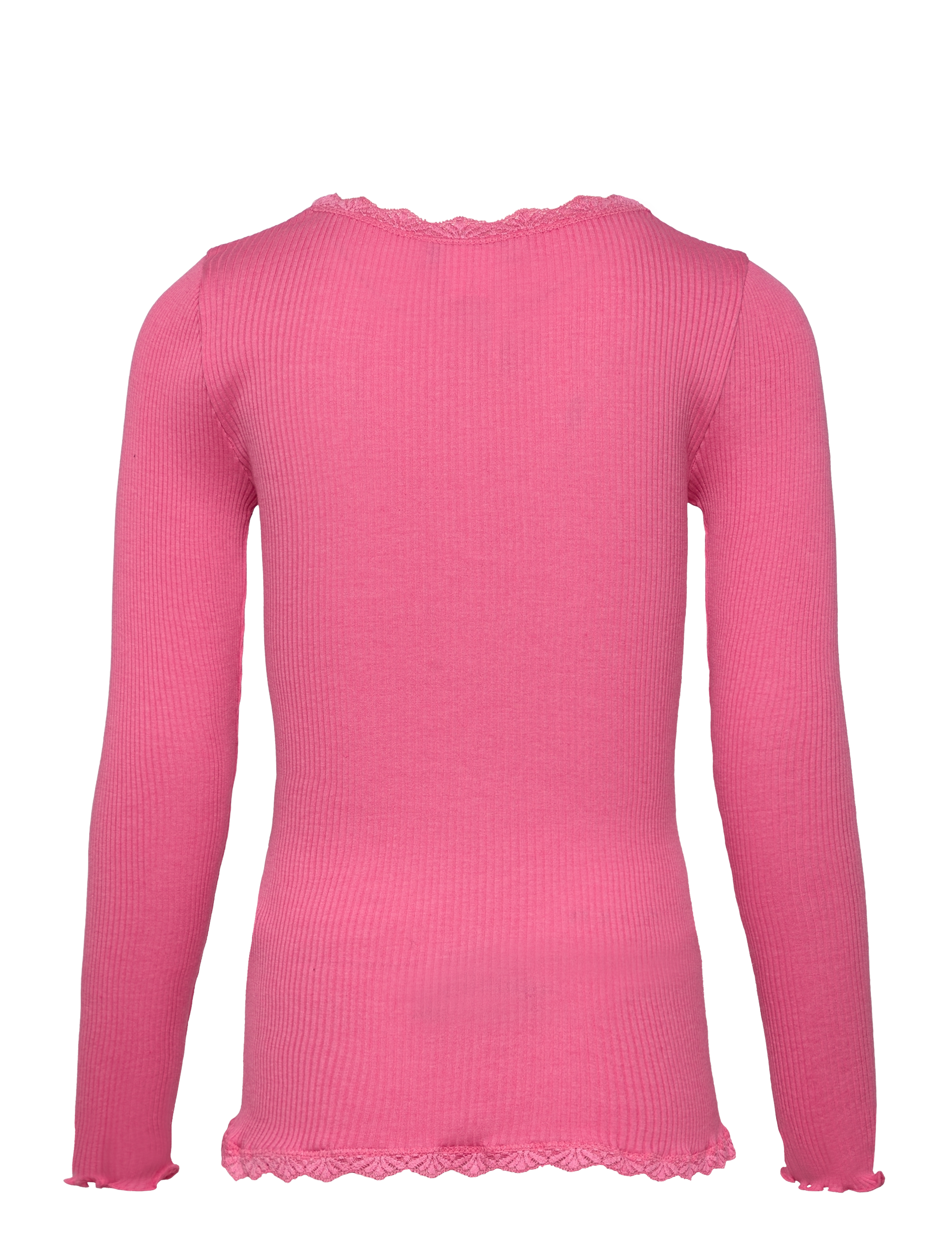 Rosemunde Kids - RKBeatha LS Cardigan w/ lace - cardigans - sugar plum - 1